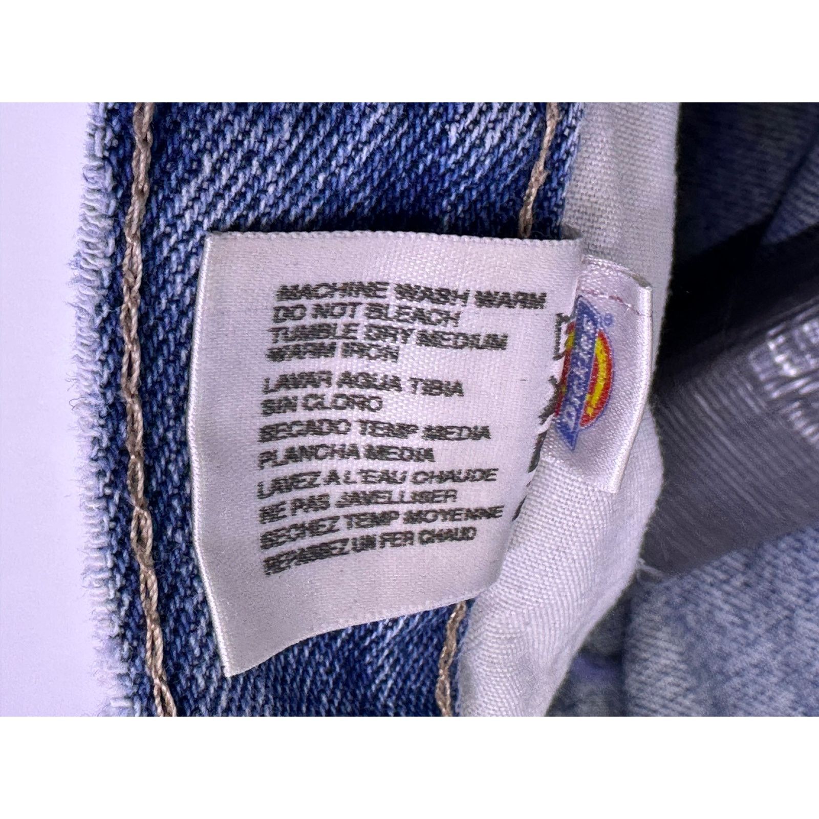 Dickies Blue Dickies Rough Patched Demin Jeans Size 36/34 Size US 36 / EU 52 - 9 Thumbnail