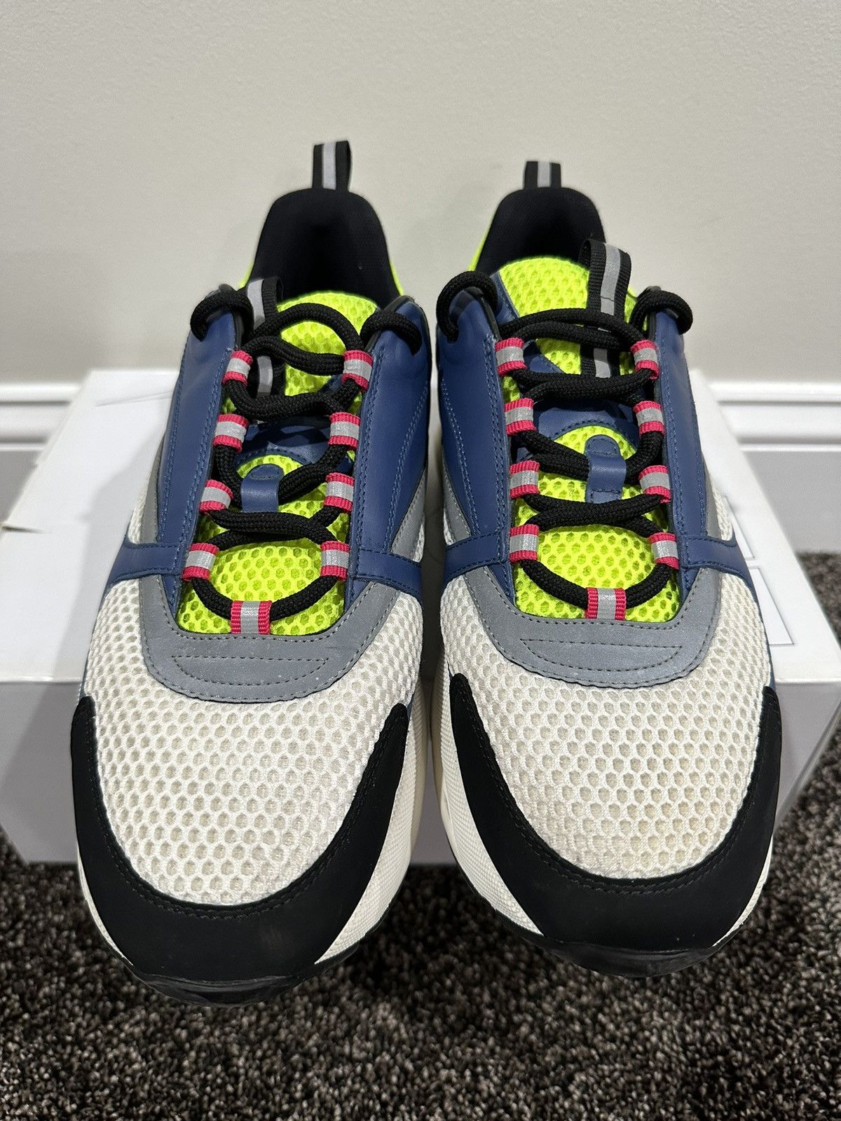 Dior Dior x Kim Jones B22 Blue, Green & White Sneakers Size US 11 / EU 44 - 5 Thumbnail