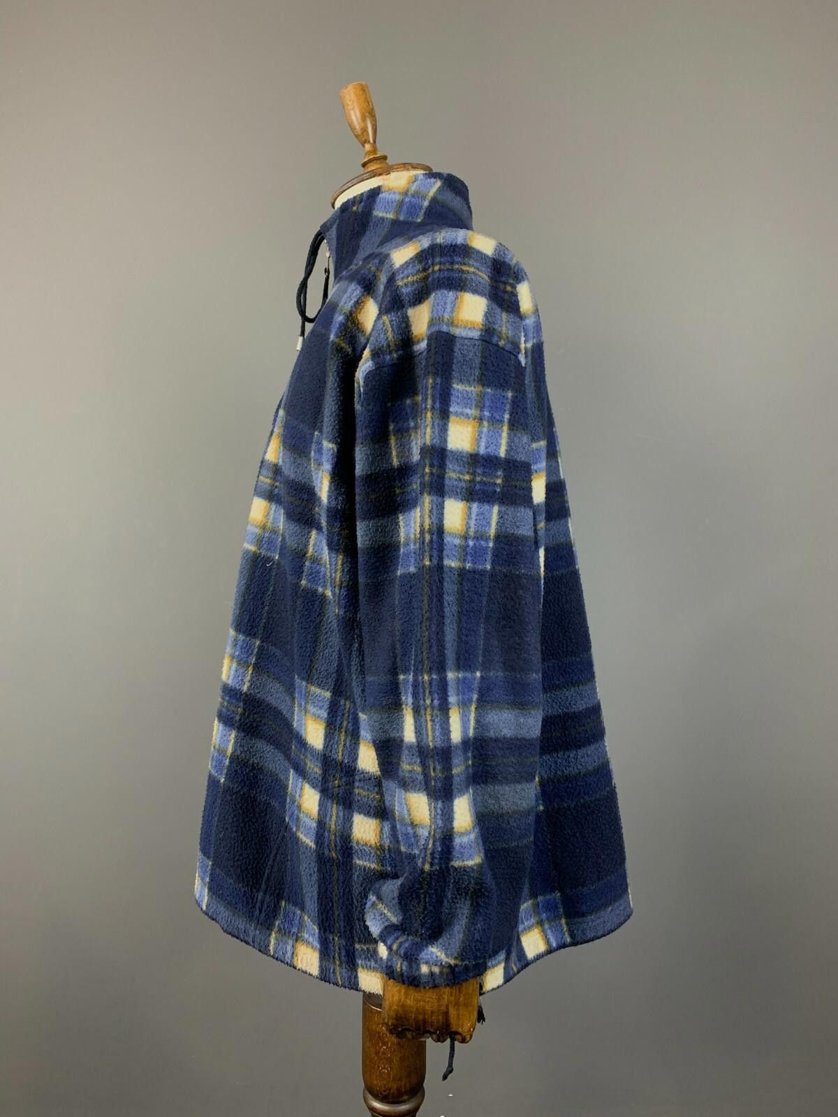 Paul & Shark Paul & Shark Yachting Vintage Blue Check 1/4 Jacket Size 2XL Size US XXL / EU 58 / 5 - 5 Thumbnail