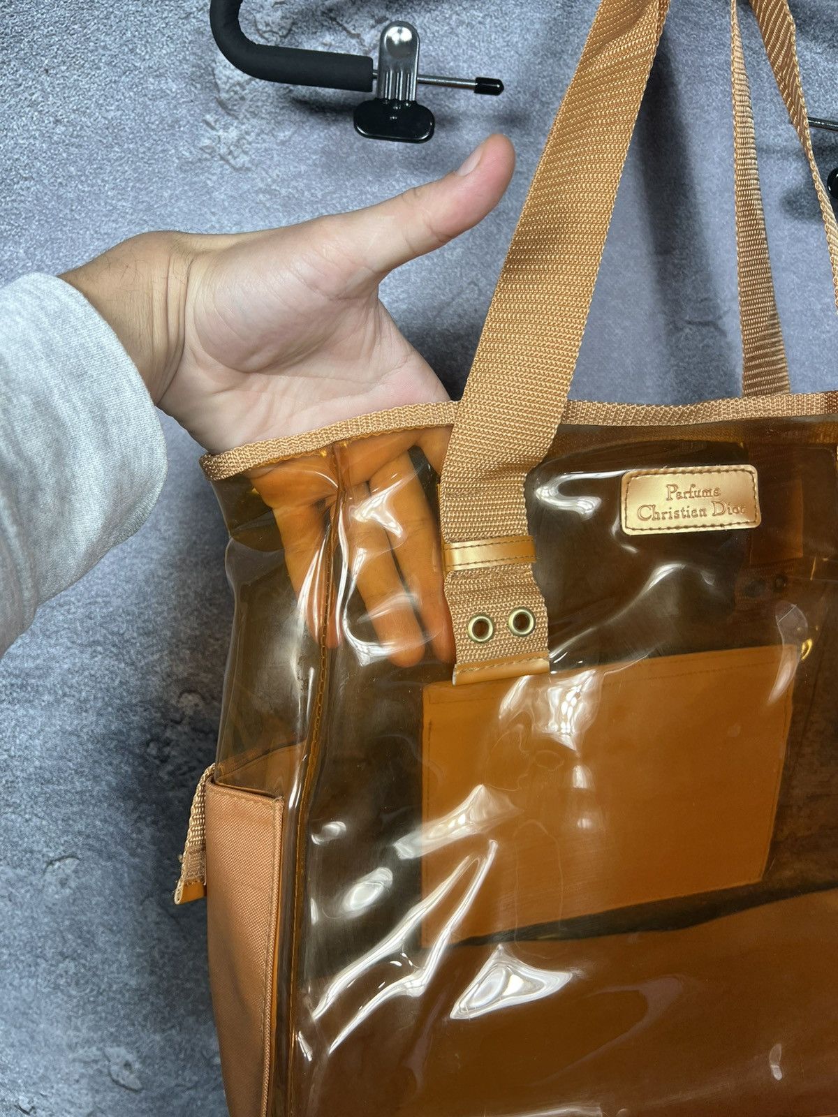 Christian Dior Monsieur Vintage Christian Dior Parfums Transparent Tote Bag Size ONE SIZE - 4 Thumbnail