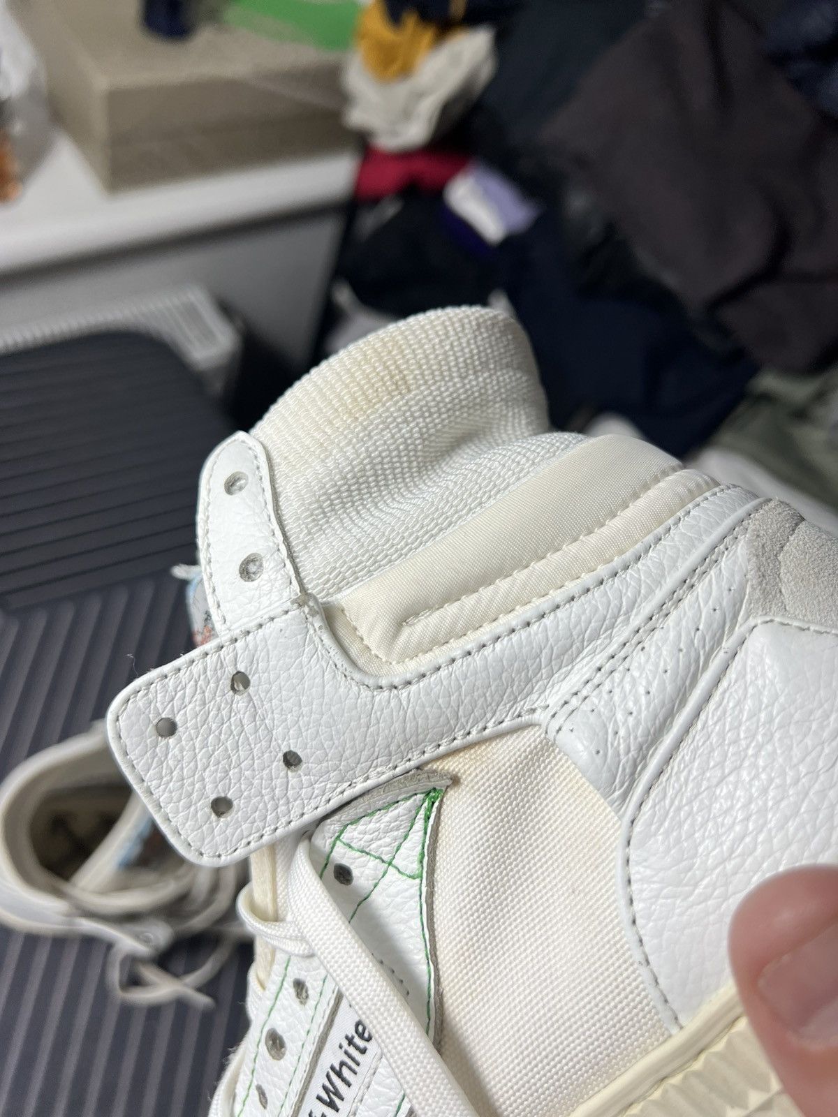 Off-White Off-White High Top Sneakers White “Sample” Industrial 39 Size US 6 / EU 39 - 22 Thumbnail
