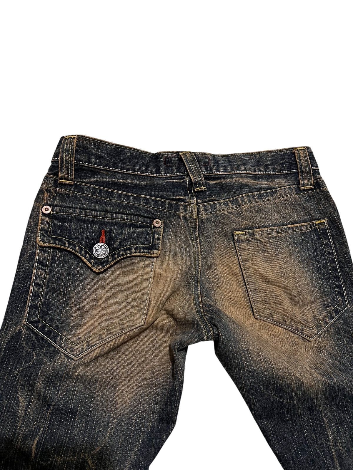 If Six Was Nine Et boite japanese low rise mudwash flared denim pants Size US 28 / EU 44 - 8 Thumbnail