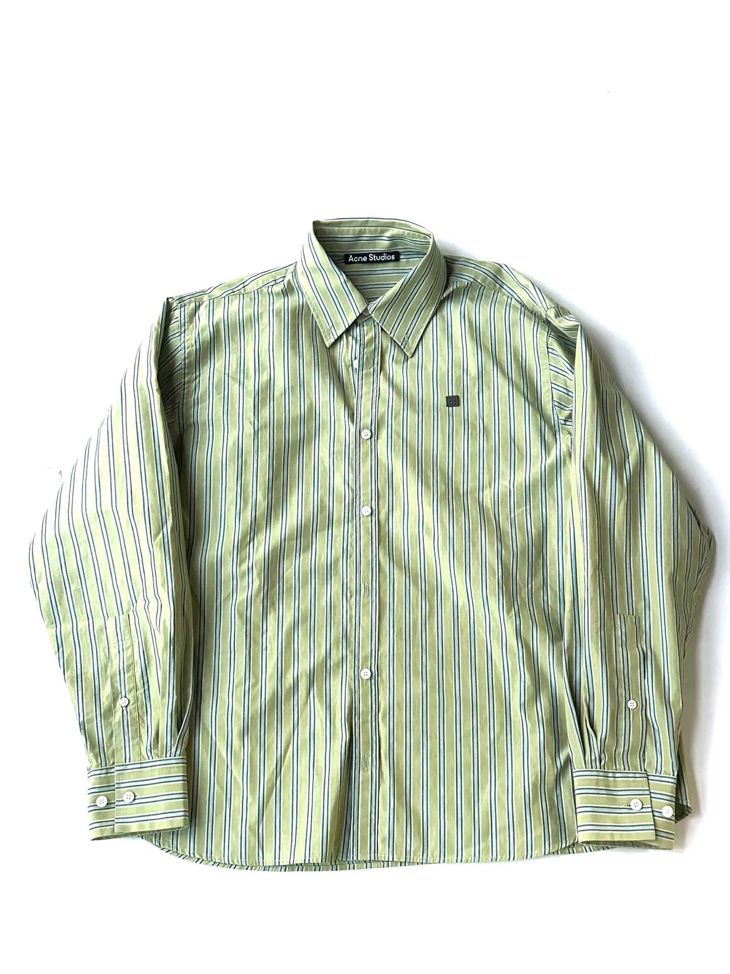 Acne Studios Acne Studios SS24 Vertical Stripe Shirt Size US S / EU 44-46 / 1 - 1 Thumbnail