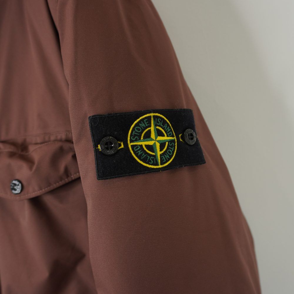 Stone Island o1tko11224 Gore-tex Hooded Down Jacket in Brown Size US XL / EU 56 / 4 - 2 Thumbnail