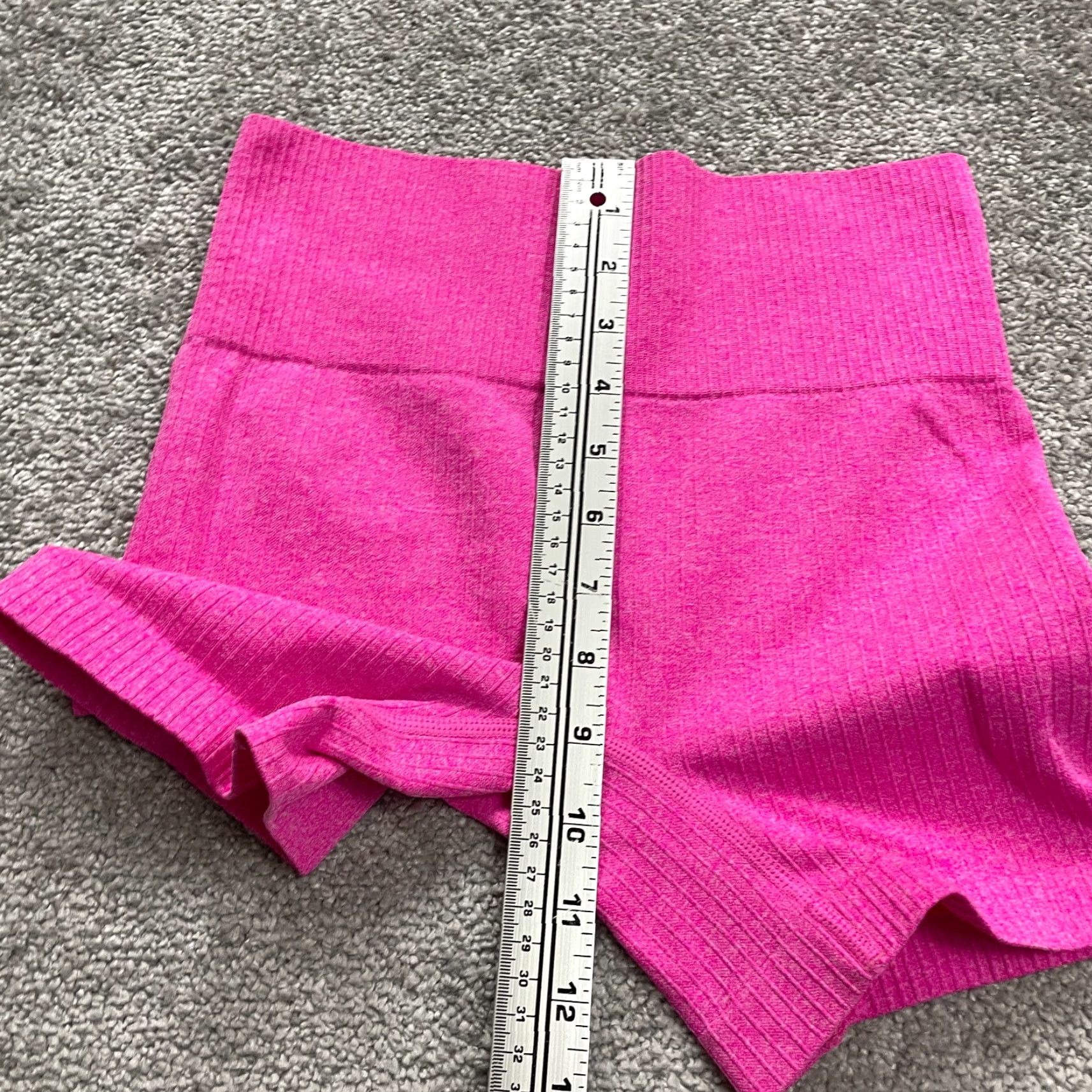 Pinko Unbranded Compression Shorts Juniors Small Pink Bike Active Running 24x4 Stretch Size 28" / US 6 / IT 42 - 6 Thumbnail