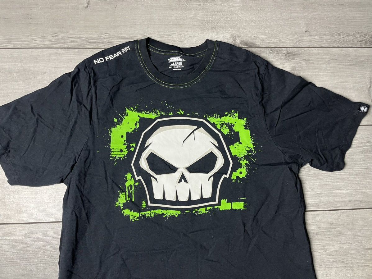 No Fear No fear Skull logo Tshirt Size US L / EU 52-54 / 3 - 3 Thumbnail