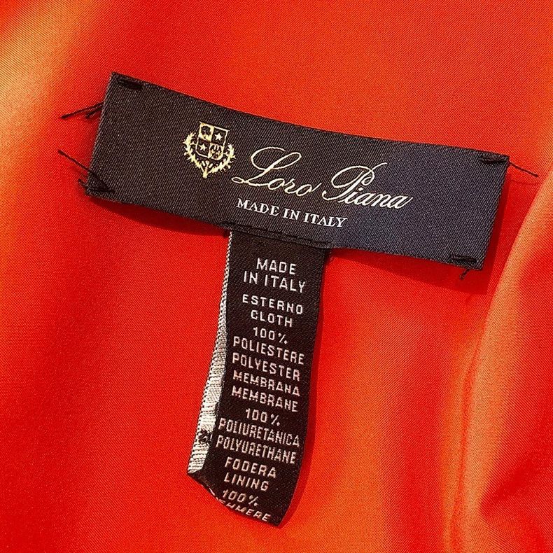 Loro Piana LORO PIANA Bright orange double-sided loose coat Size ONE SIZE - 8 Thumbnail