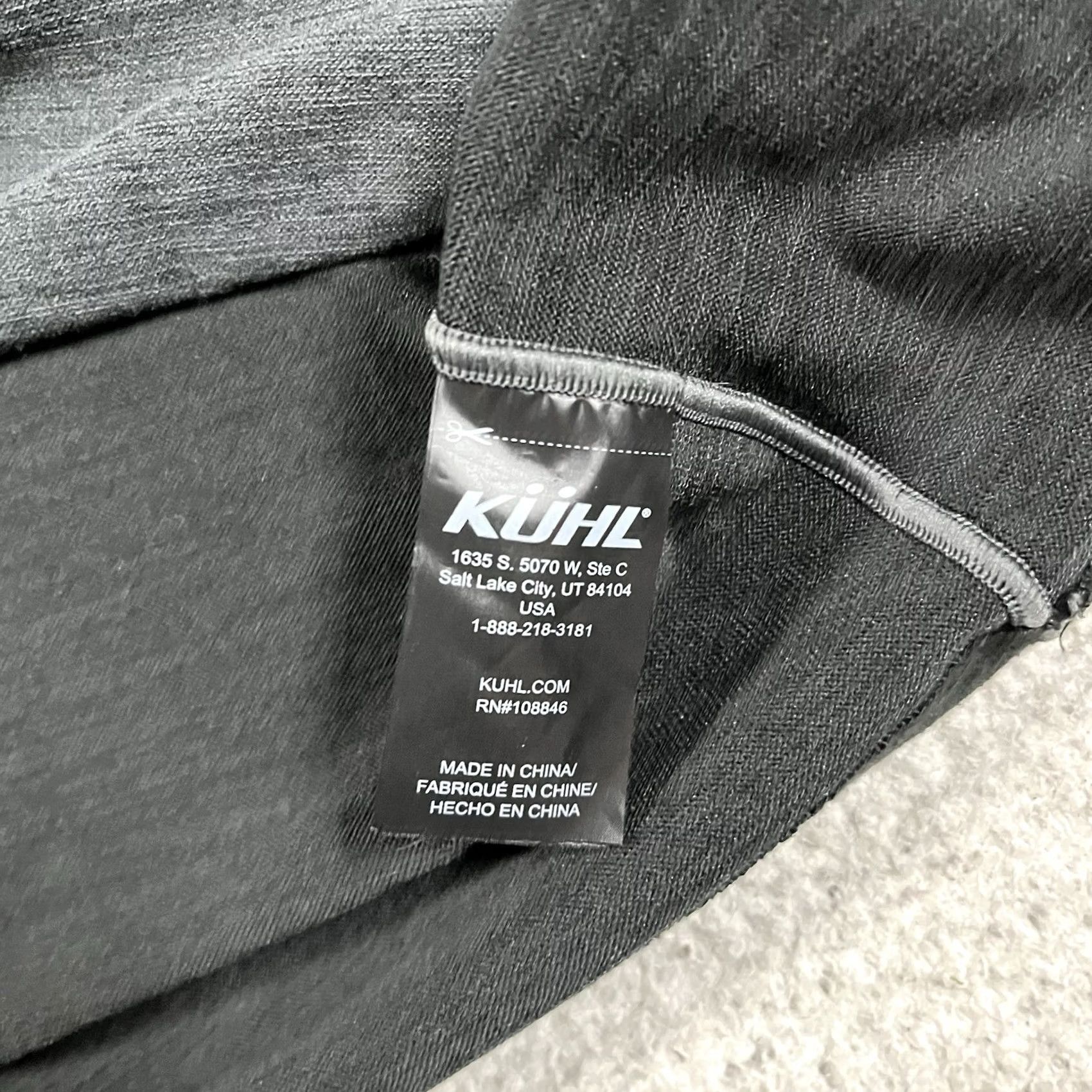 Vintage Kuhl 1/4 Zip Pullover Men L Gray Ryzer Hiking Outdoor Thumbholes Sweater Stretch Shirt Size US L / EU 52-54 / 3 - 4 Thumbnail