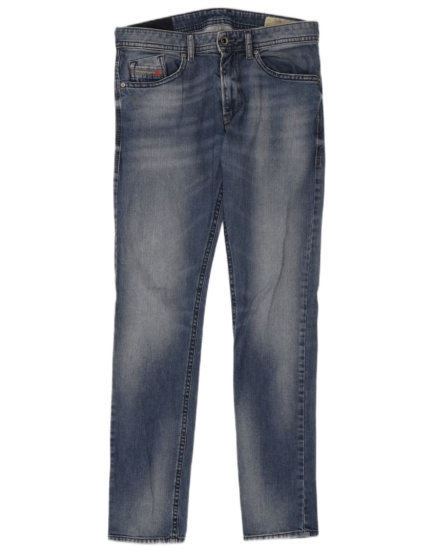 Mens Thommer Slim Skinny Jeans W32 L34 Blue Cotton