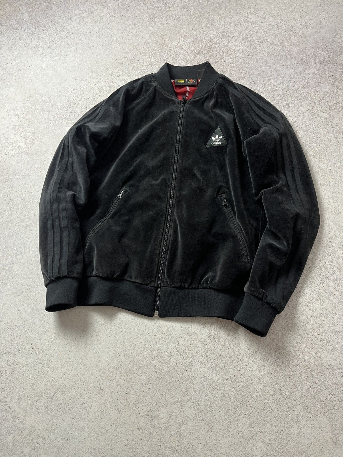 Adidas × Pharrell DDP Adidas X Pharrell Williams Zip Hoodie Velour Human Race Size XS / US 0-2 / IT 36-38 - 3 Thumbnail