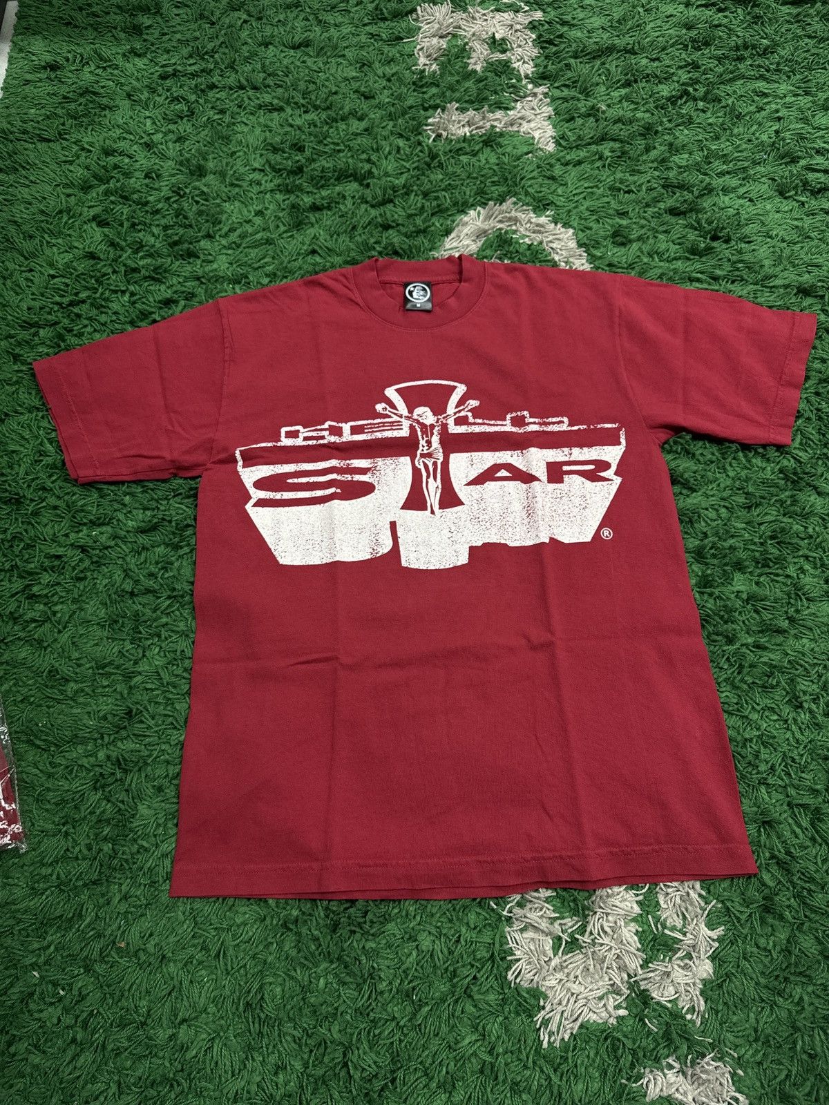 HellStar Jesus tee Red - Main Image