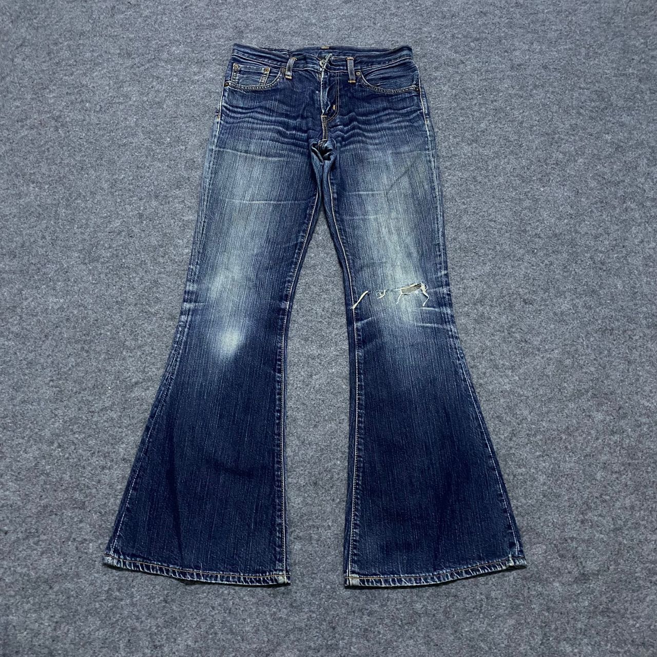 Edwin Vintage Edwin 500 VG Distressed Bootcut Denim Size US 30 / EU 46 - 2 Thumbnail