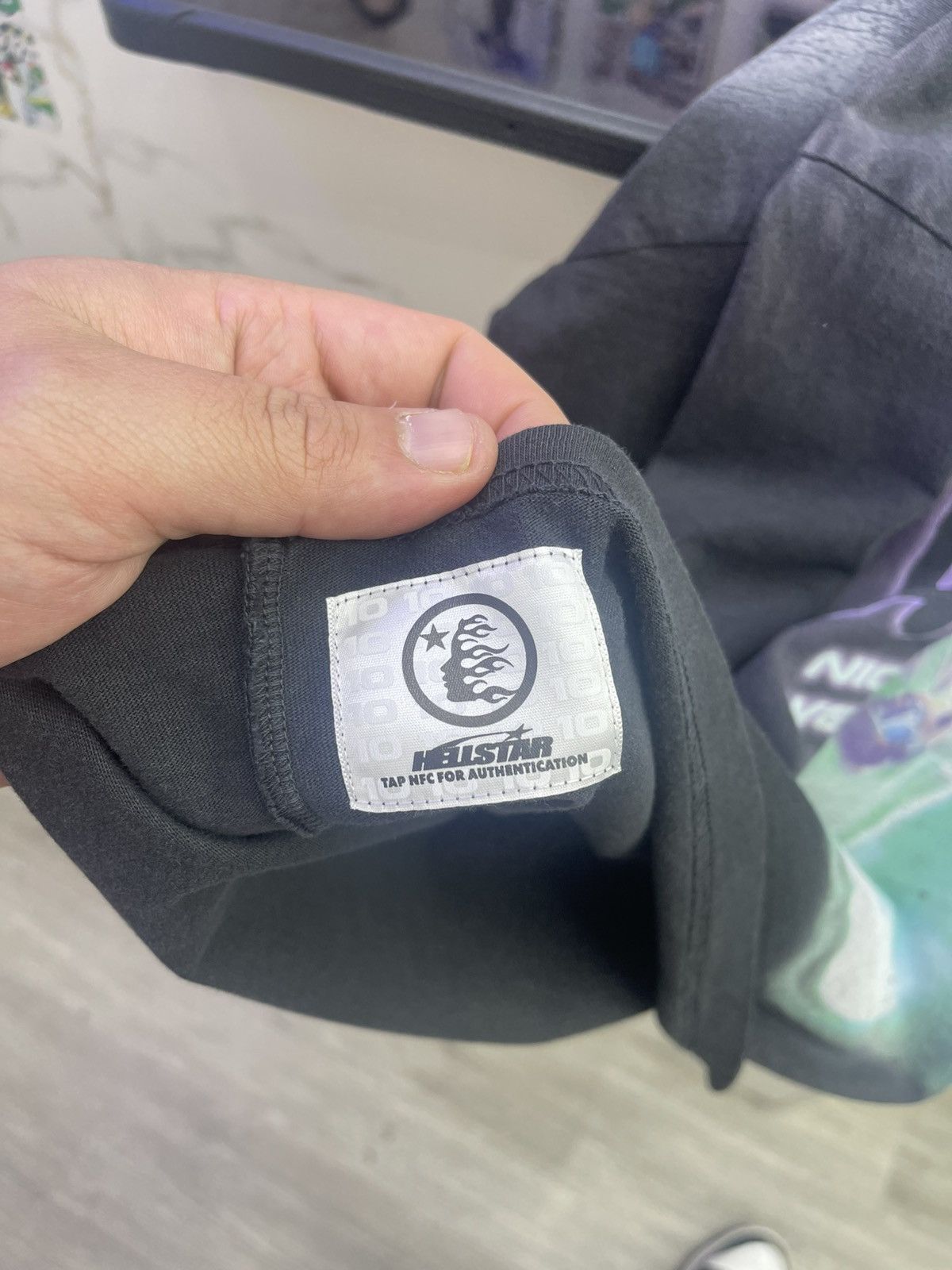 HELLSTAR Hellestar “attccks” tee (black) Size US L / EU 52-54 / 3 - 9 Thumbnail