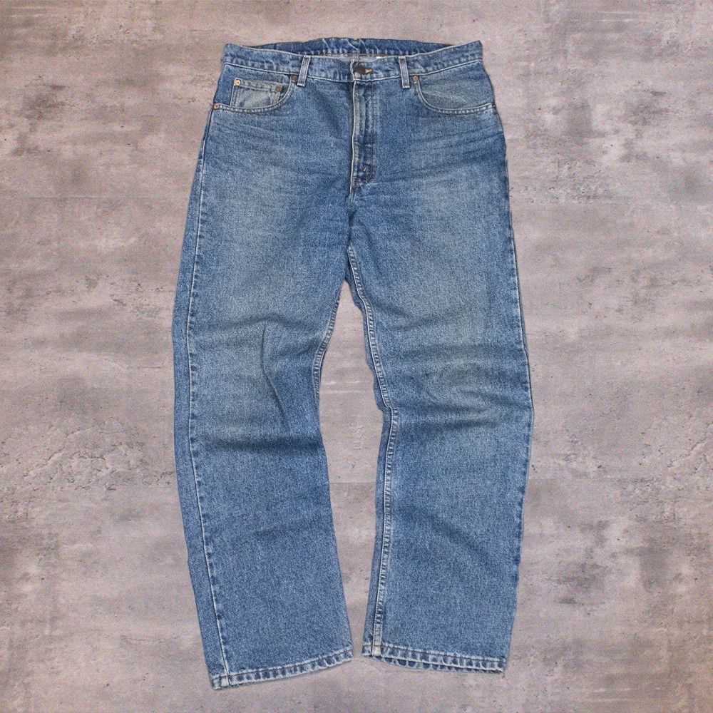 Levi's Vintage Clothing Vintage 1990s Levis 512 Midwash Baggy Relax Fit Denim Pants Size US 34 / EU 50 - 2 Thumbnail