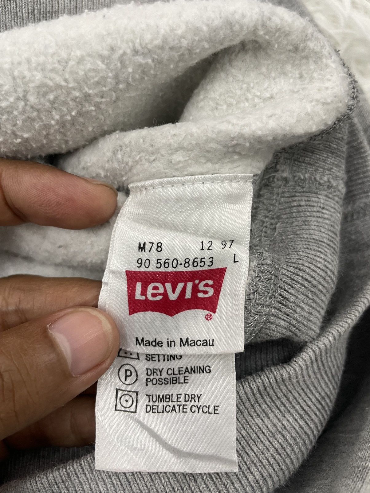 Levi's Levis Sweatshirt Center Logo Size US L / EU 52-54 / 3 - 10 Thumbnail