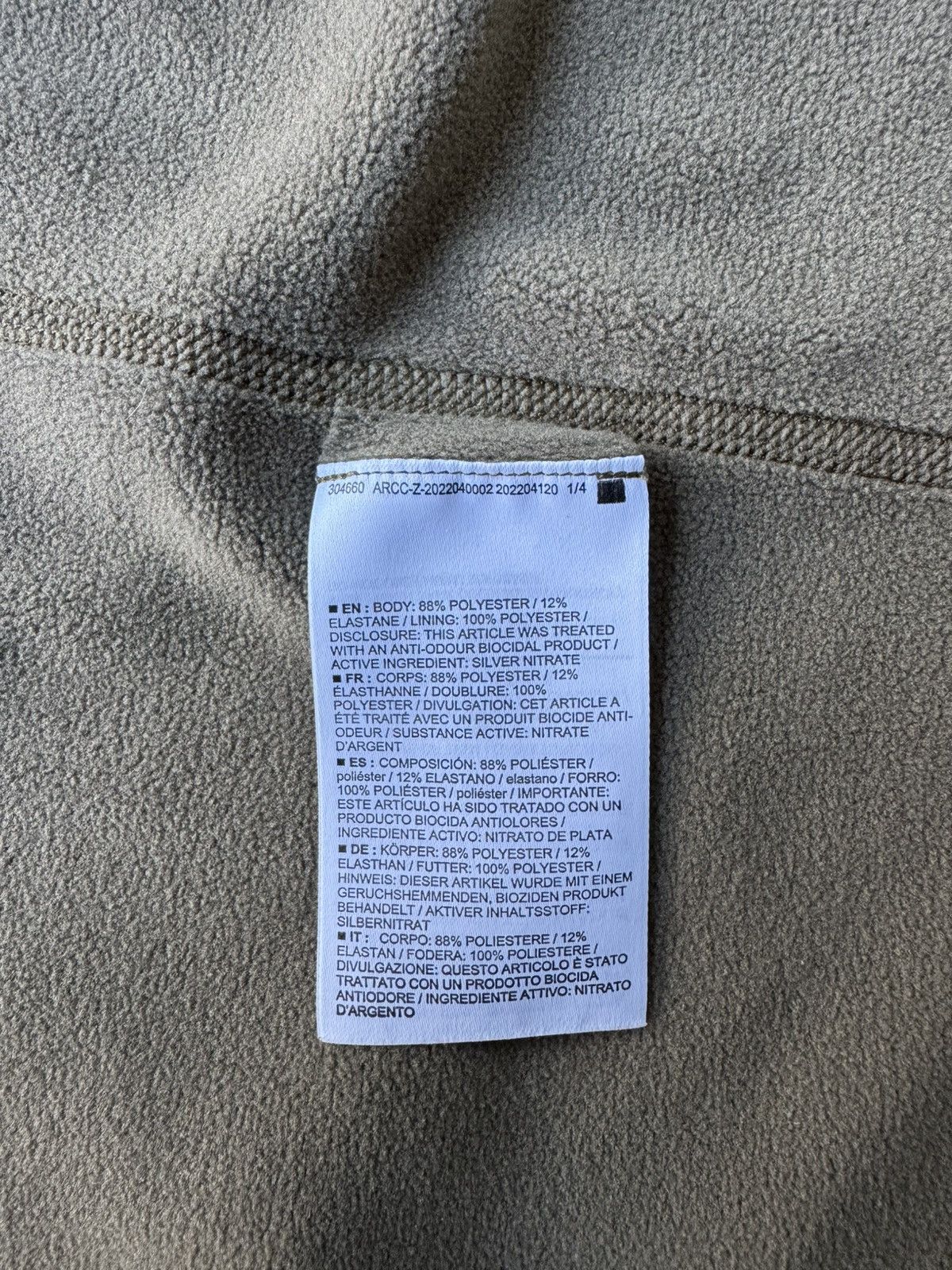 Arc'teryx Arc'teryx LEAF Naga Hoody Zip (Gen 2), Crocodile (Size M) Size US M / EU 48-50 / 2 - 6 Thumbnail