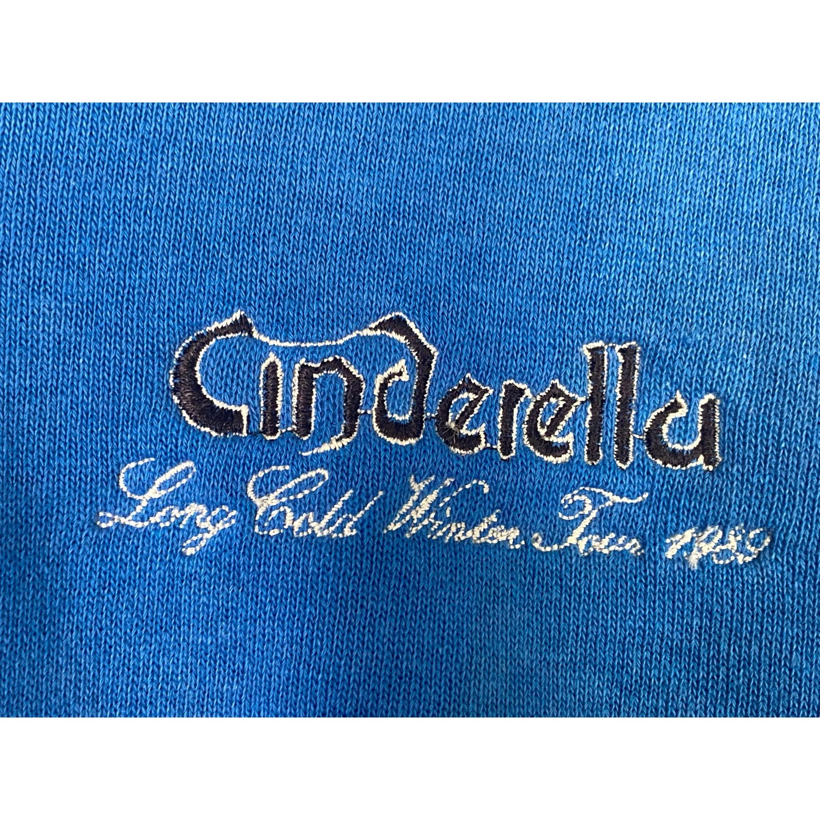 Tultex Cinderella Long Cold Winter 1989 Vintage Pullover Sweatshirt Size US M / EU 48-50 / 2 - 2 Thumbnail