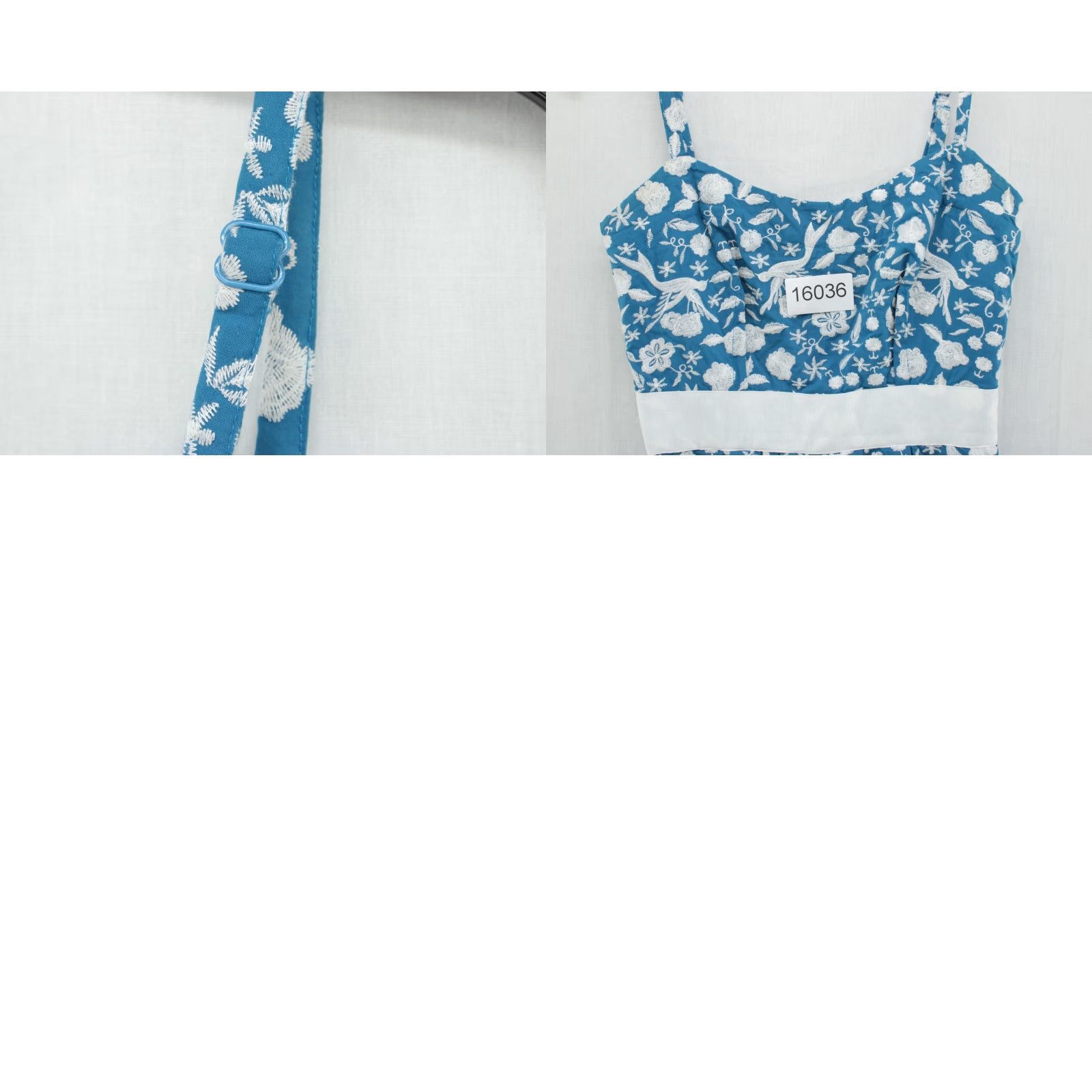 Betsey Johnson Midi Dress Womens Size 0 Blue White Embroidered Doves Floral  - www.wellskinkop.com