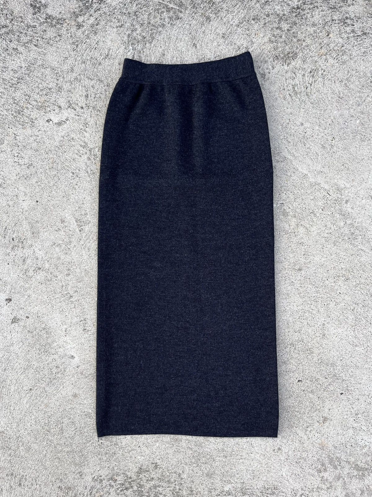Jean Paul Gaultier × Vintage Vintage 90’s Jean Paul Gaultier Big Pockets Wool Midi Skirt Size 28" / US 6 / IT 42 - 13 Thumbnail