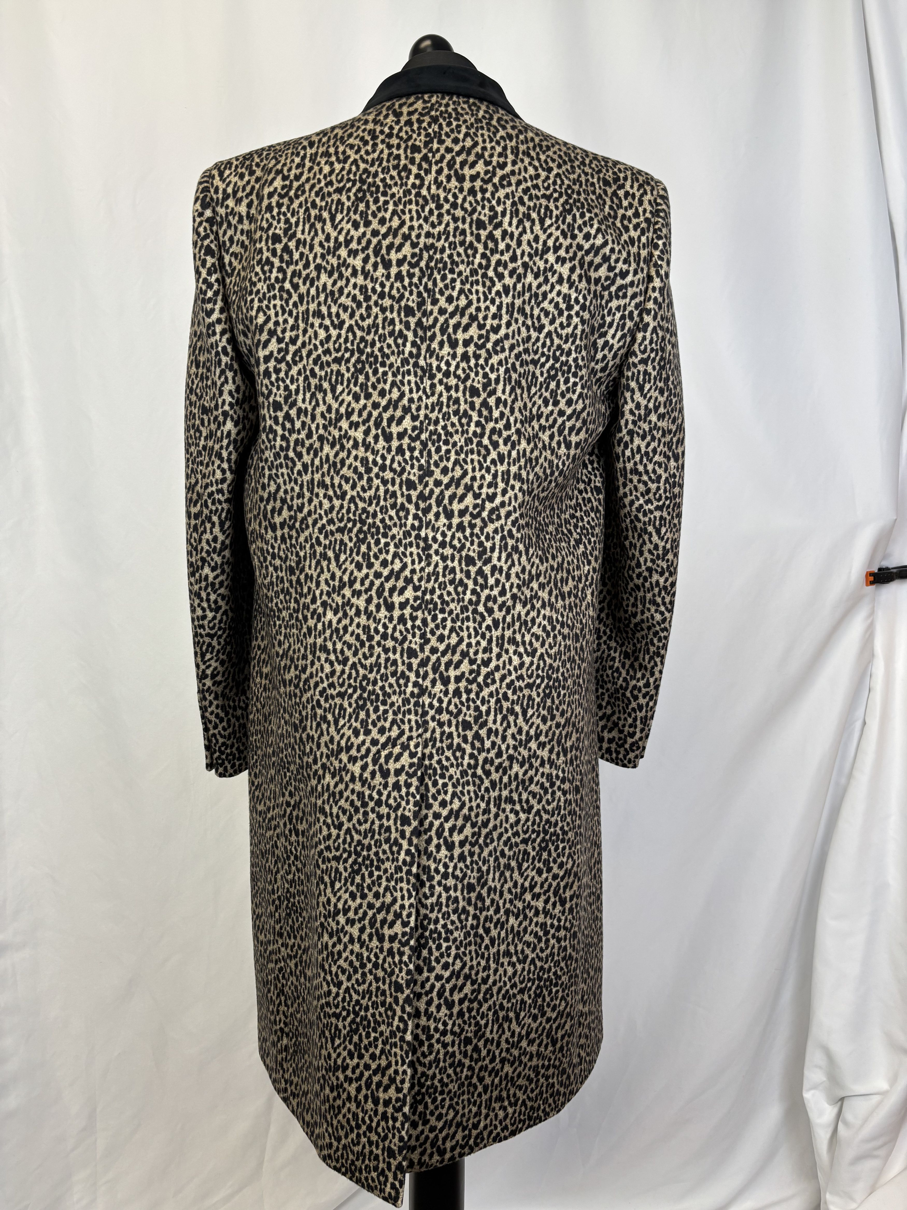 Saint Laurent Paris Saint Laurent Leopard Overcoat Size US L / EU 52-54 / 3 - 3 Thumbnail
