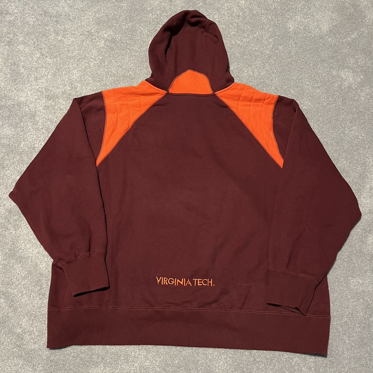 Nike Vintage Nike Virginia Tech Center Swoosh Embroidered Hoodie Size US XXL / EU 58 / 5 - 2 Thumbnail