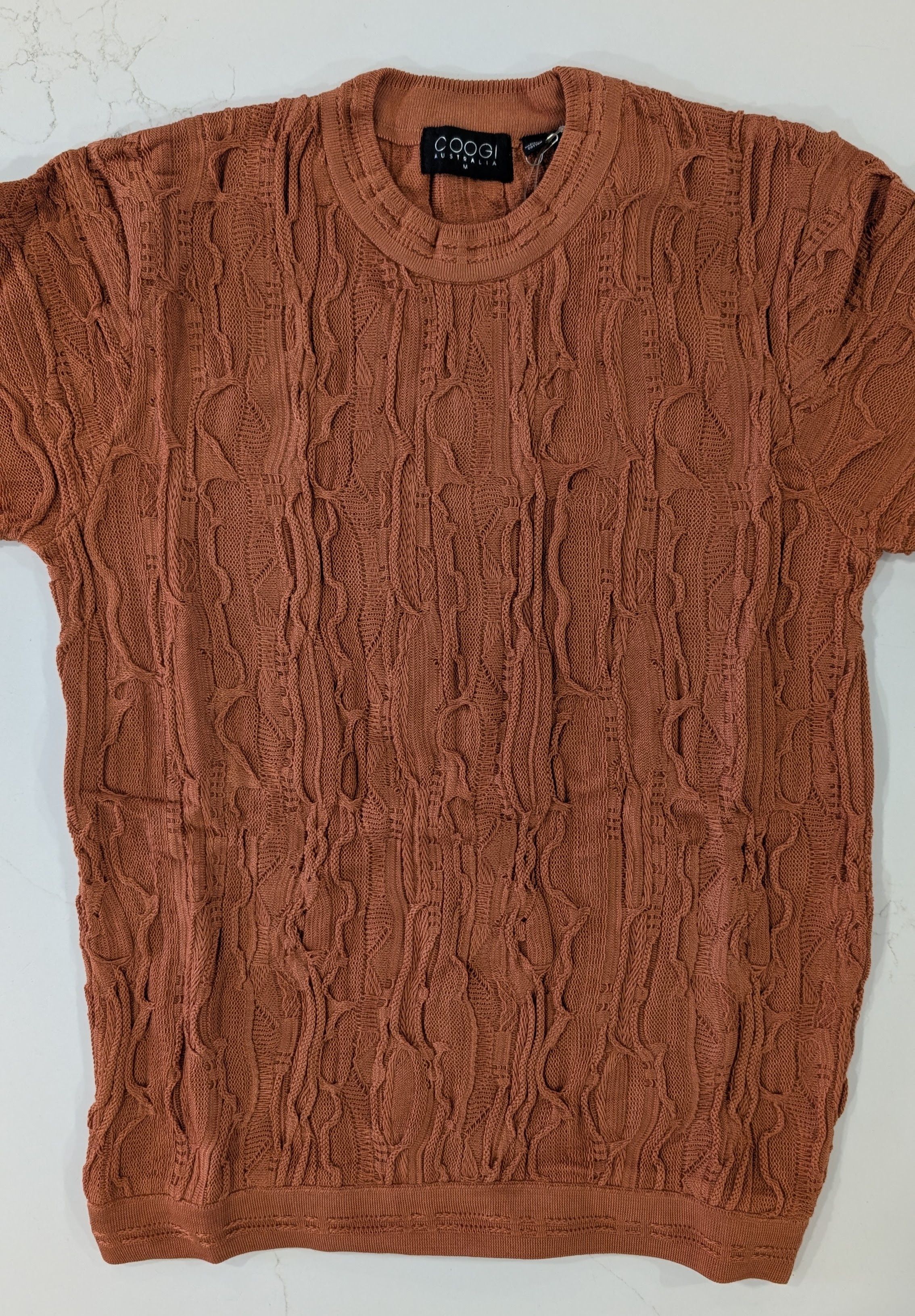 Coogi Coogi NWT Classic 3D Knit Sweater Copper Size M Size US M / EU 48-50 / 2 - 4 Thumbnail