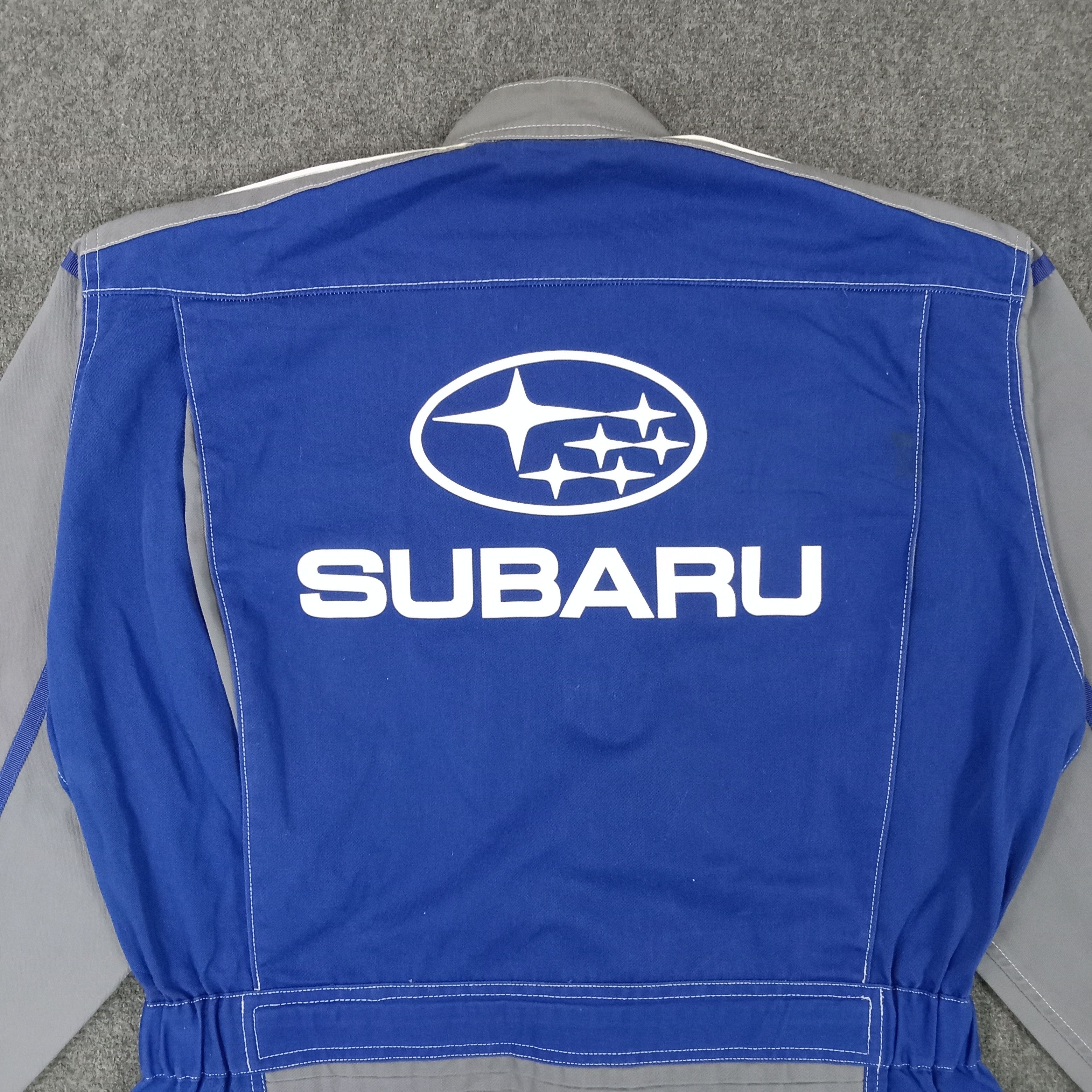 Japanese Brand × Vintage Subaru Japanese Rally Team Coverall Jacket C216N9 Size US M / EU 48-50 / 2 - 2 Thumbnail
