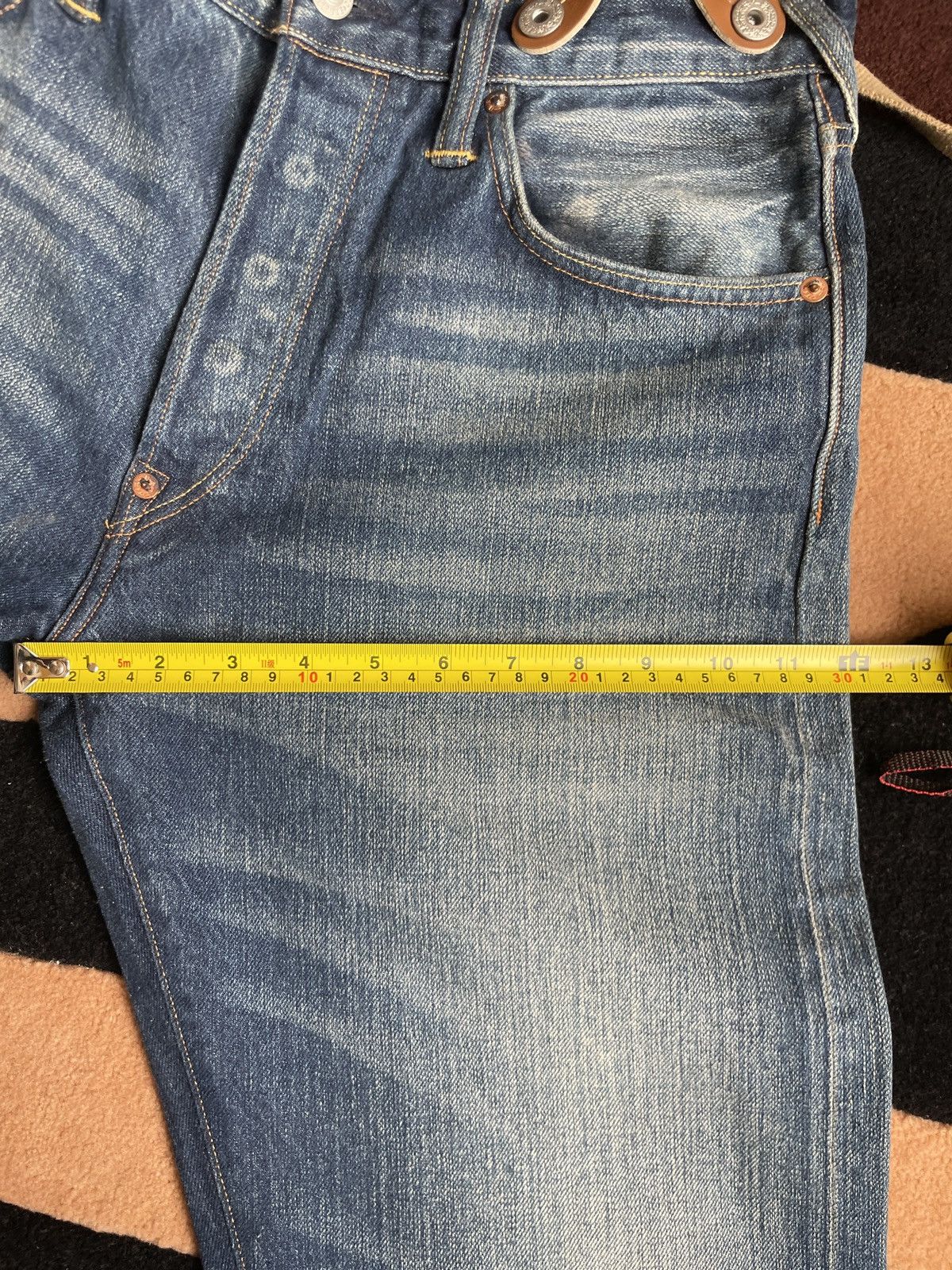 Evisu × Vintage EVISU Red suspenders daicock jeans size:30x34 Size US 30 / EU 46 - 14 Thumbnail