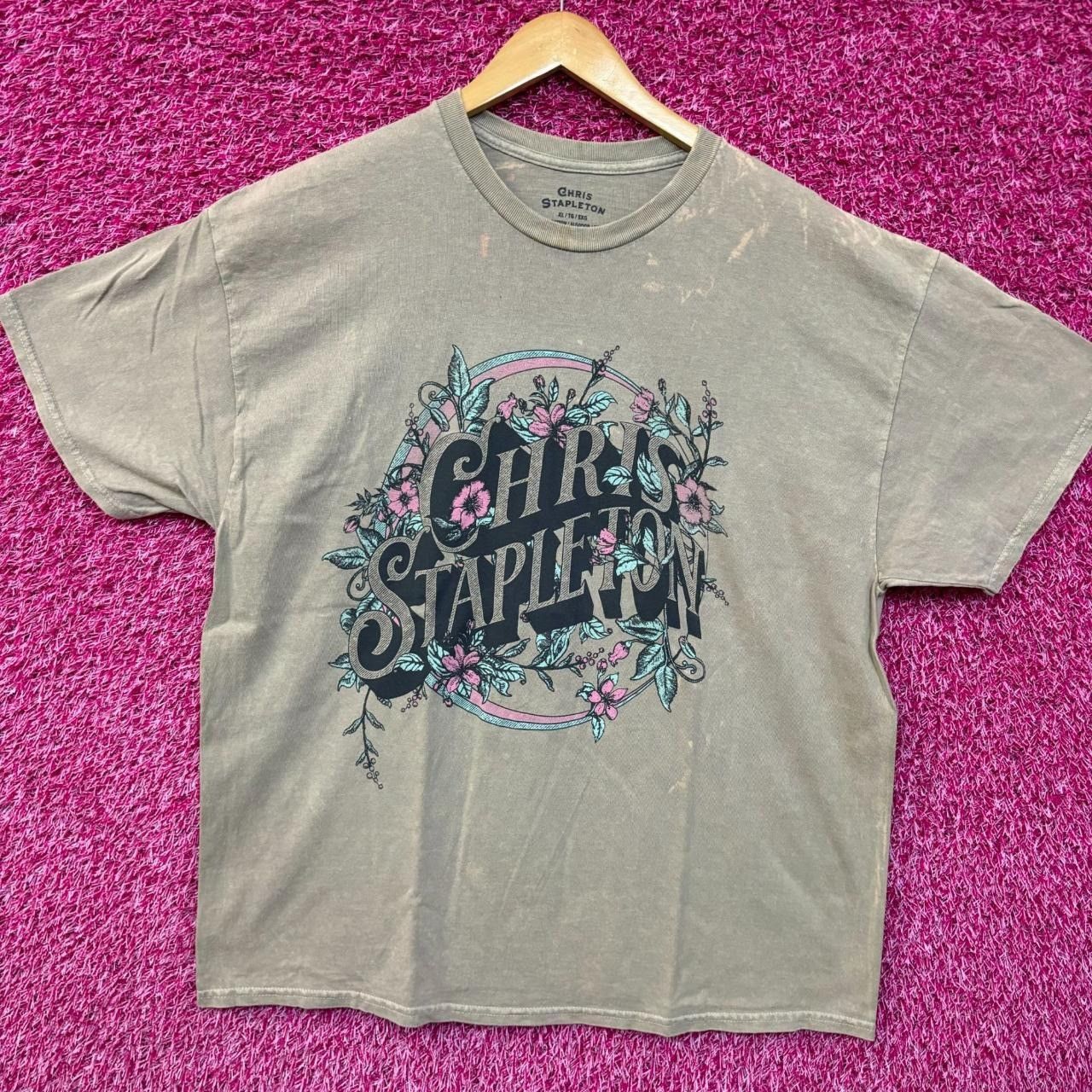 Band Tees Chris Stapleton Spellout Wild flower size XL Size US XL / EU 56 / 4 - 1 Thumbnail