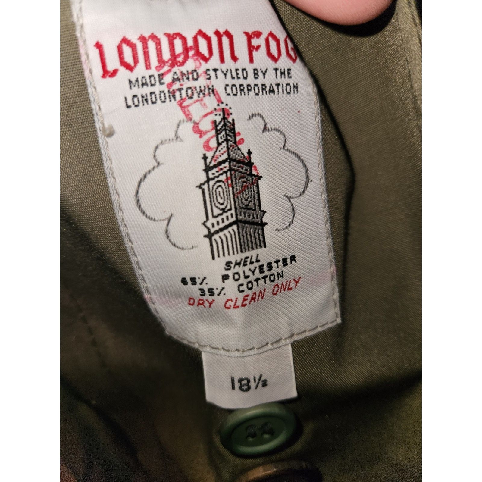 London Fog Vintage London Fog Trench Coat with Removable Plaid Liner Size XXL / US 16-18 / IT 52-54 - 4 Thumbnail