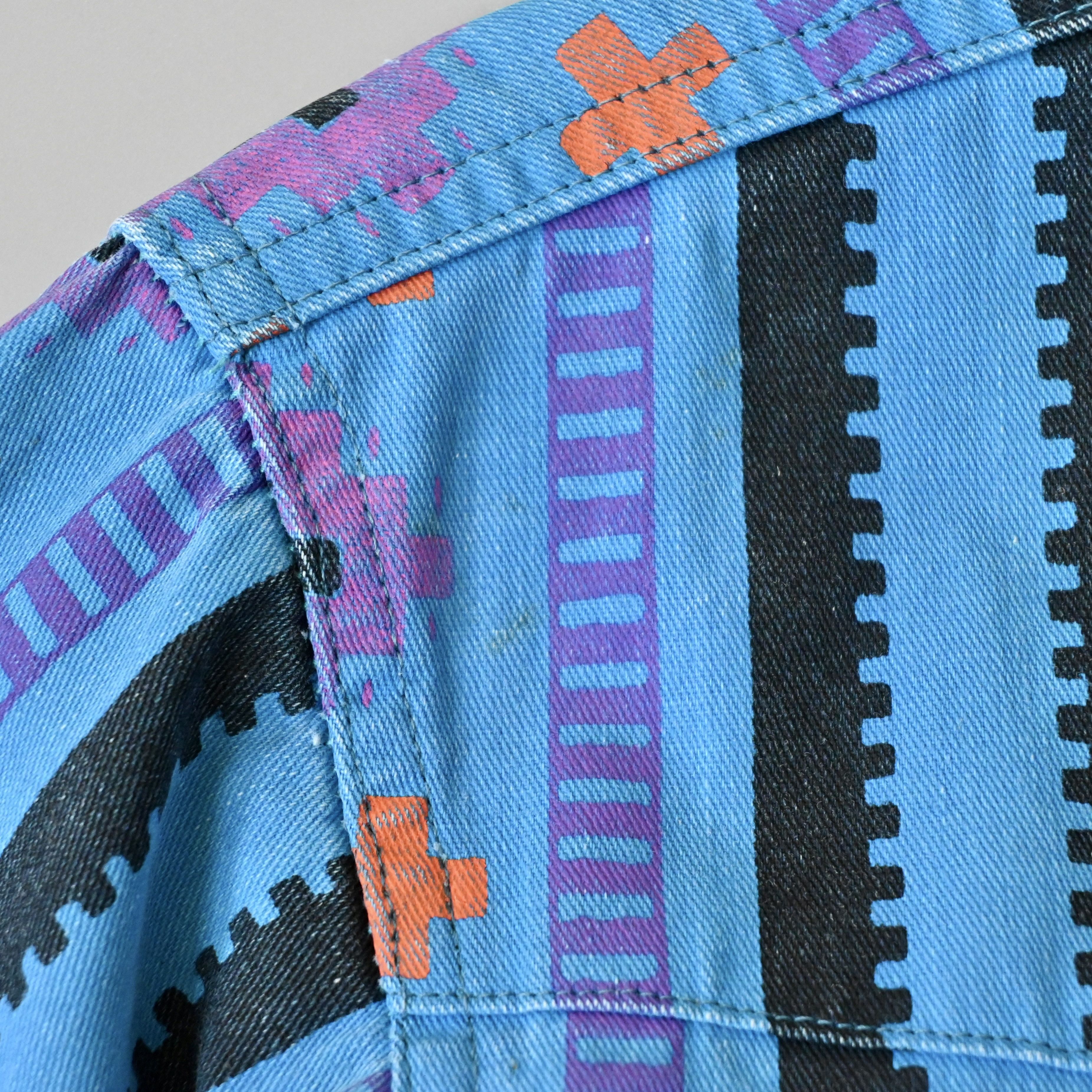 Vintage VTG Wrangler brushpopper Aztec Navajo stripe shirt 15.5 - 33 Size US M / EU 48-50 / 2 - 7 Thumbnail