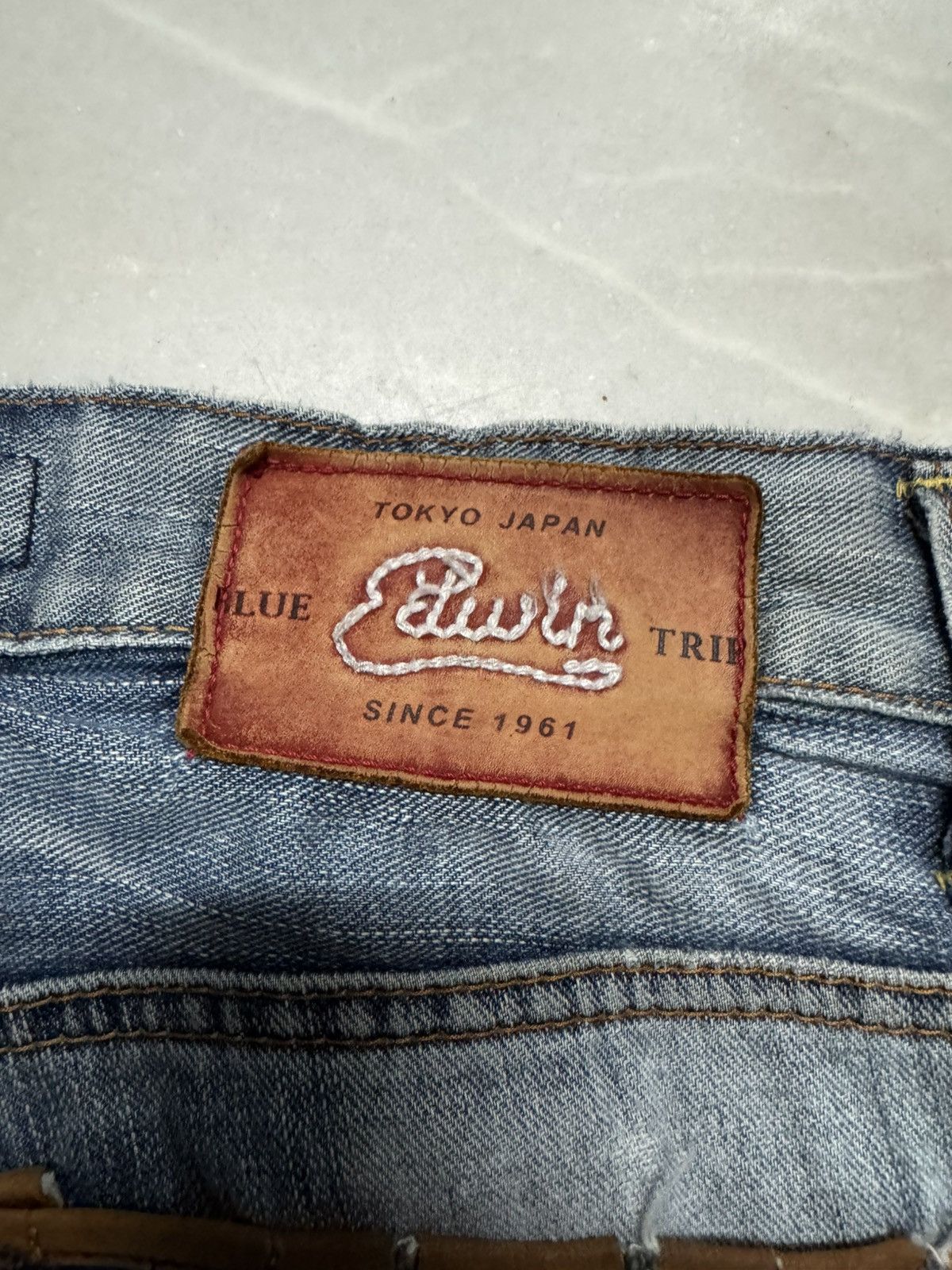 Edwin INSANE SASHIKO BORO 90s EDWIN JEANS Size US 29 - 16 Thumbnail