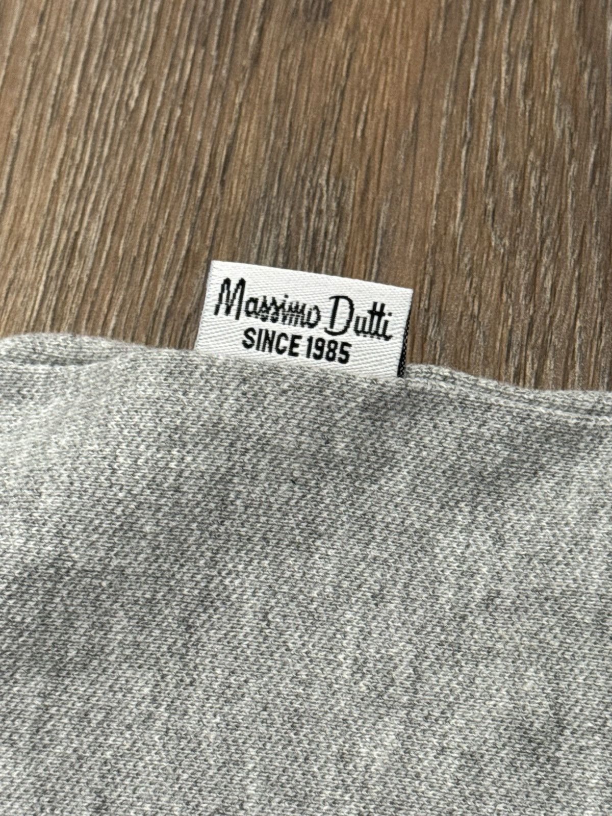 Massimo Dutti Massimo Dutti Grey Piqué Cotton Polo Shirt - Slim Fit - NWT Size US M / EU 48-50 / 2 - 8 Thumbnail