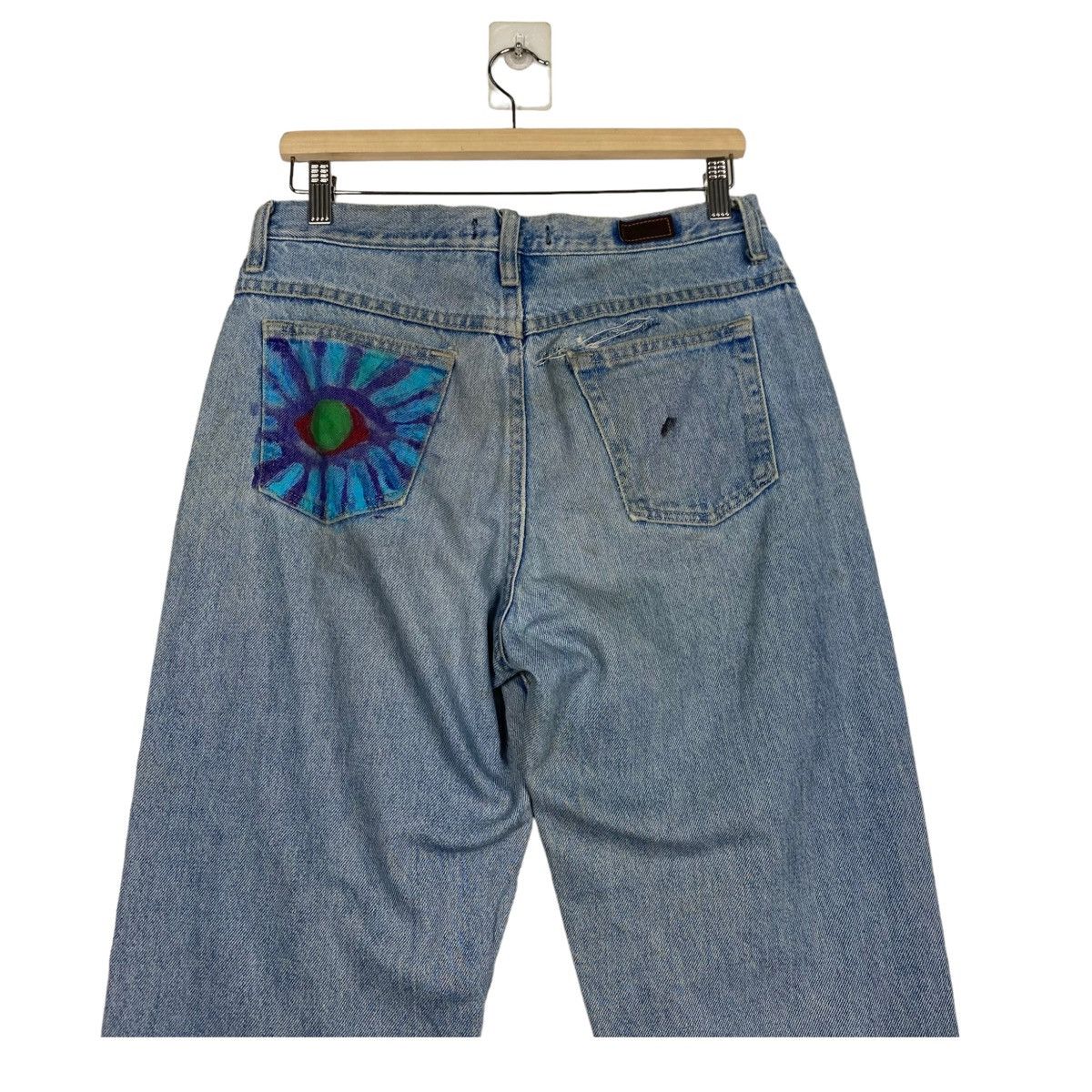 Japanese Brand × Lee 💥LEE RELAXED PAINTER CUSTOM DENIM JEAN Size US 29 - 9 Thumbnail