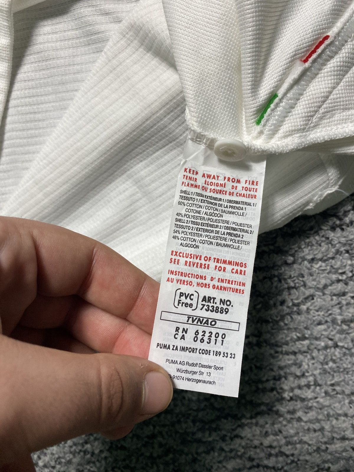 Puma Puma Polo Shirt White tee Size US XL / EU 56 / 4 - 6 Thumbnail