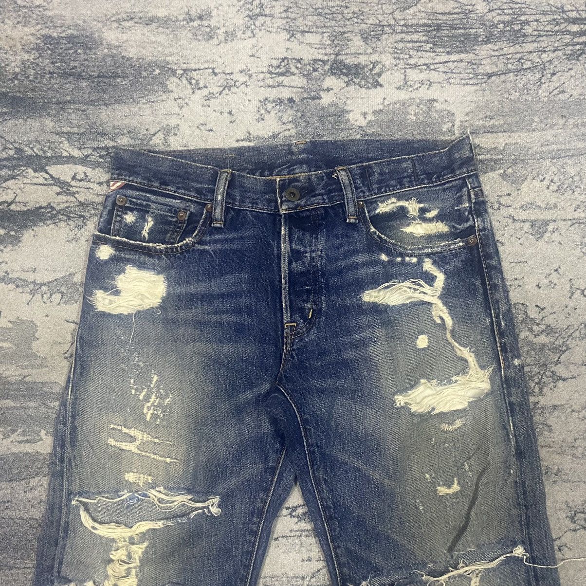 Denim & Supply Ralph Lauren × Ralph Lauren Vintage Denim Supply Ralph Lauren Distressed Denim Jeans Size US 32 / EU 48 - 4 Thumbnail