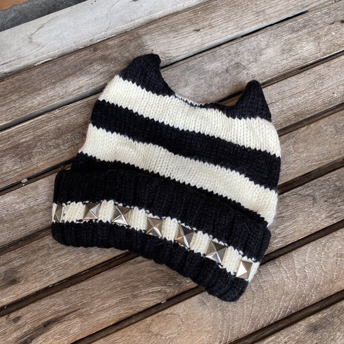 If Six Was Nine × Japanese Brand × Le Grande Bleu (L.G.B.) PRISONER STUDDED DEVIL BEANIE HATS Size ONE SIZE - 2 Thumbnail