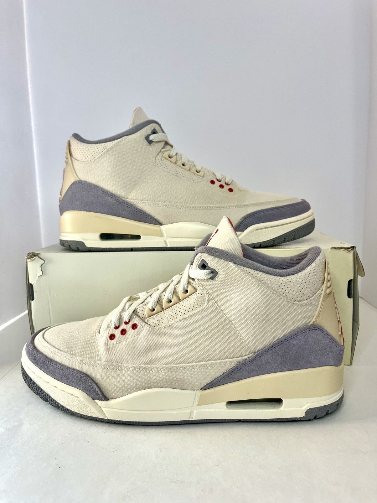 Jordan Brand Air Jordan 3 Retro Muslin Size 11 Mens NEXT DAY SHIPPING Size US 11 / EU 44 - 1 Thumbnail