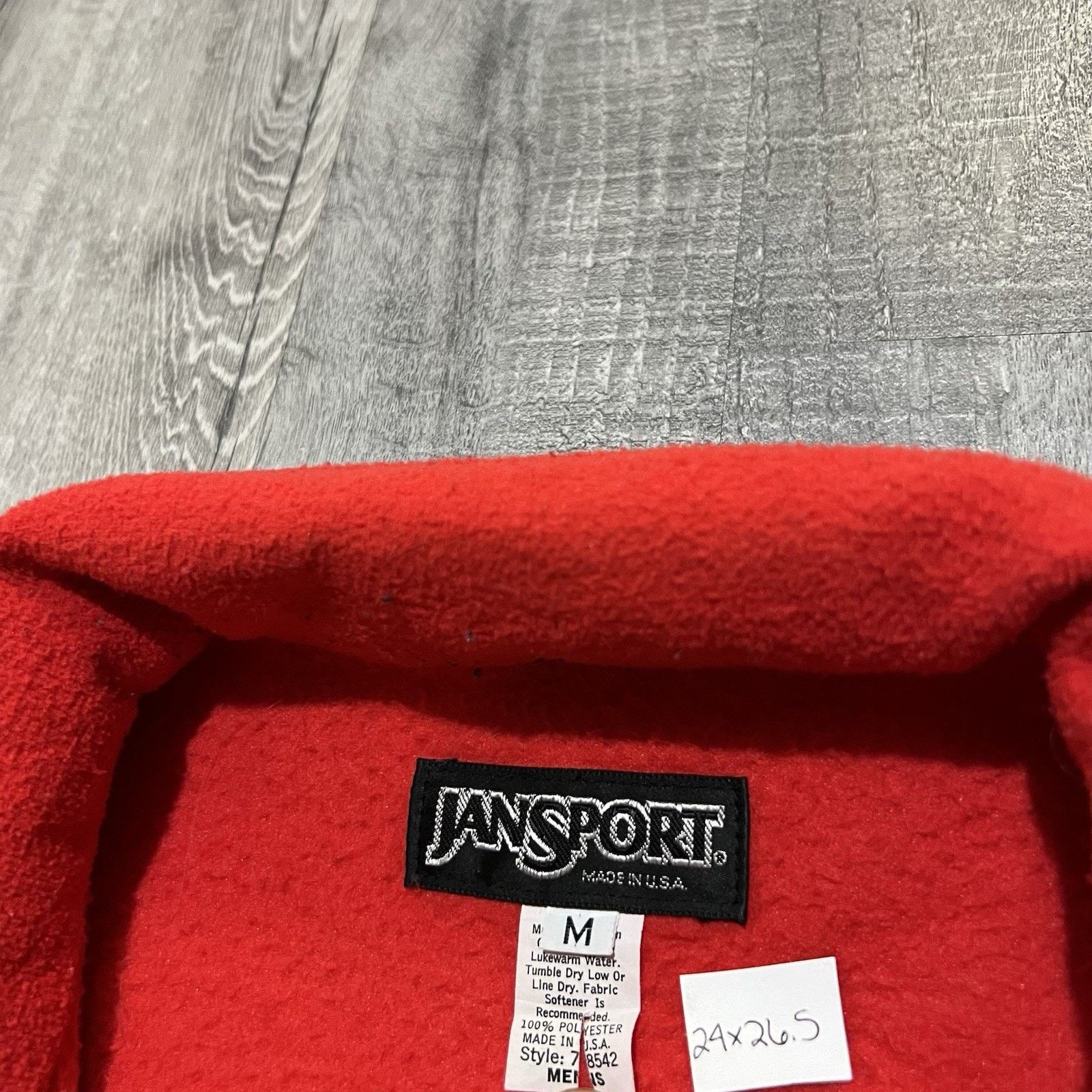 Jansport VTG Jansport Fleece Jacket 1980s Chest Pocket Ski Hike USA M Size US L / EU 52-54 / 3 - 4 Thumbnail