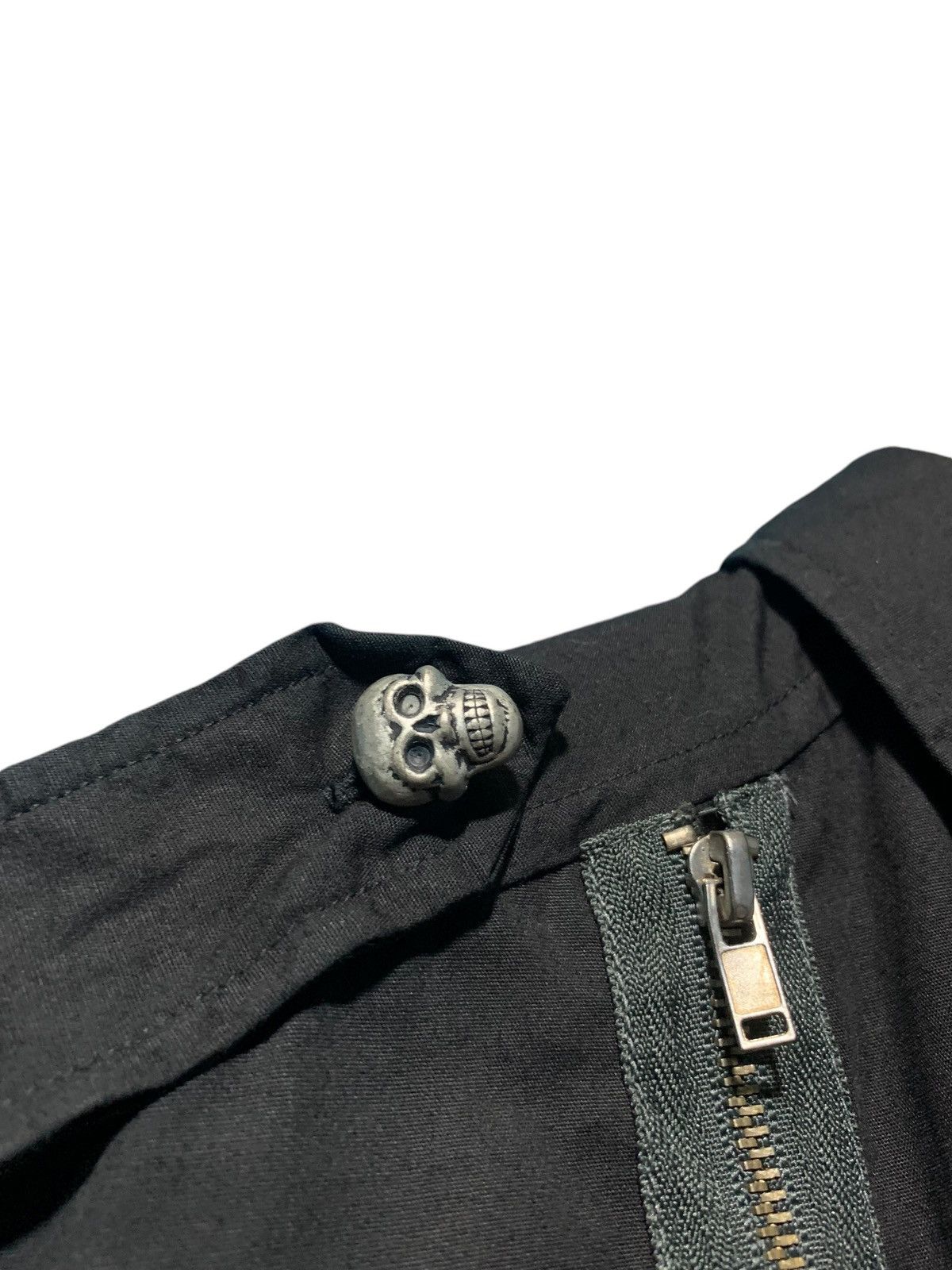 Yohji Yamamoto Badger skull poem rock punk zipper button shirt Size US L / EU 52-54 / 3 - 3 Thumbnail