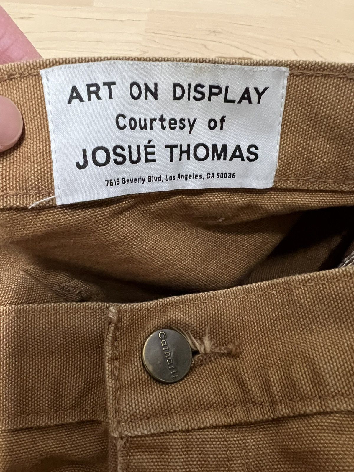 Gallery Dept. Gallery dept carpenter flare beige pants 33 paint spattered Size US 33 - 6 Thumbnail