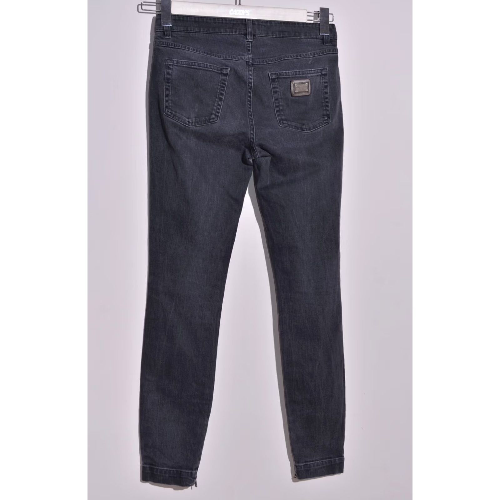 Dolce & Gabbana Dolce & Gabbana Jeans Audrey Grey Skinny Ankle Zip Size 40 Womens Slim Regular 29.5in 75cm 37.8in Grey Size 27" / US 4 / IT 40 - 5 Thumbnail