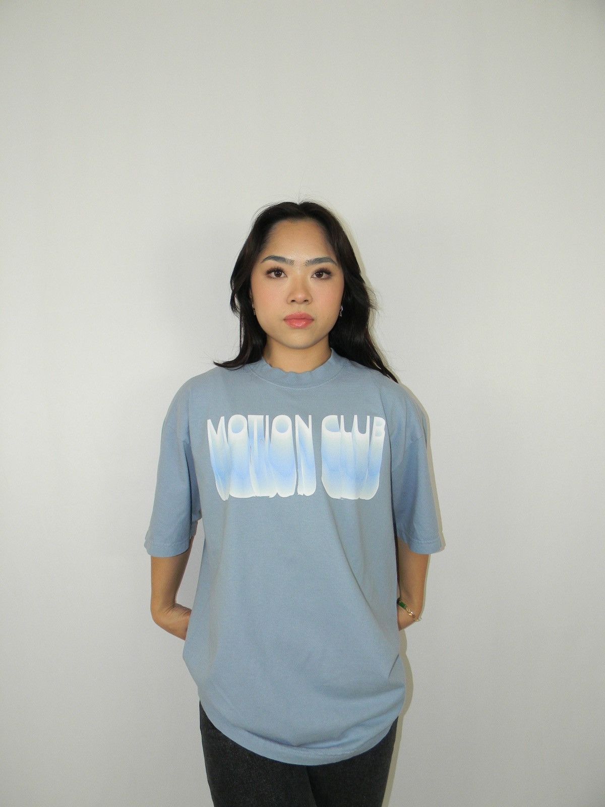 Other Motion Club Studios - Clear Blue Drip Effect T-Shirt Size US L / EU 52-54 / 3 - 2 Thumbnail