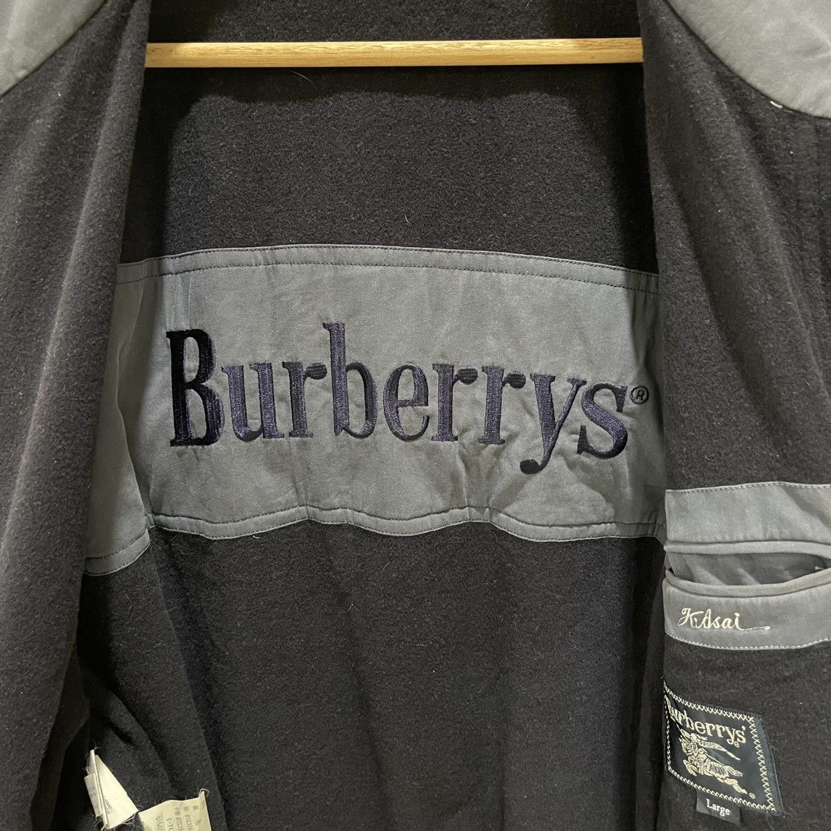 Burberry Vintage 80s Burberrys Burberry London Bomber Jacket Size US L / EU 52-54 / 3 - 18 Thumbnail