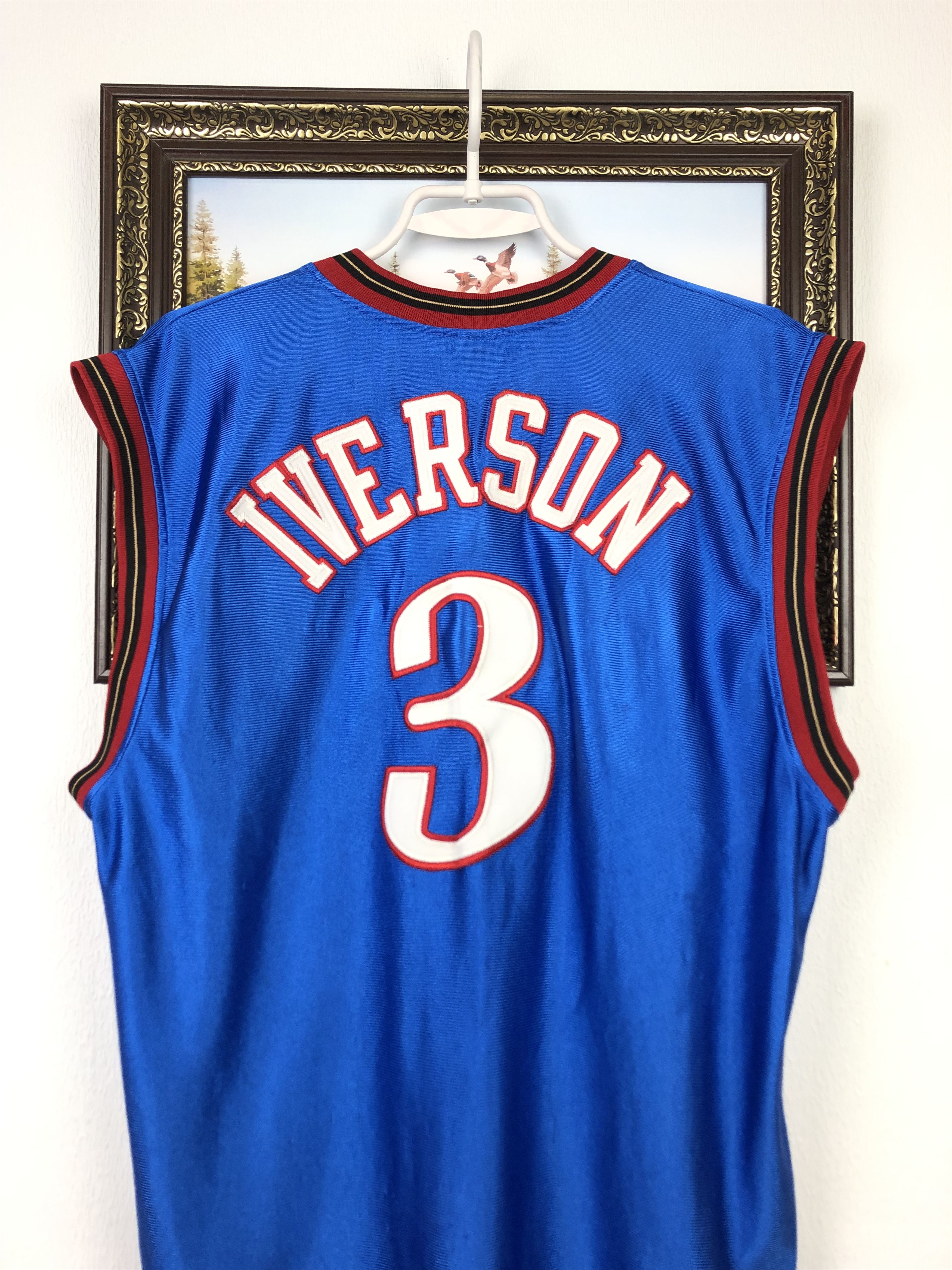 Champion Allen Iverson Vintage Champion 76ers Sixers Jersey Size US L / EU 52-54 / 3 - 10 Thumbnail