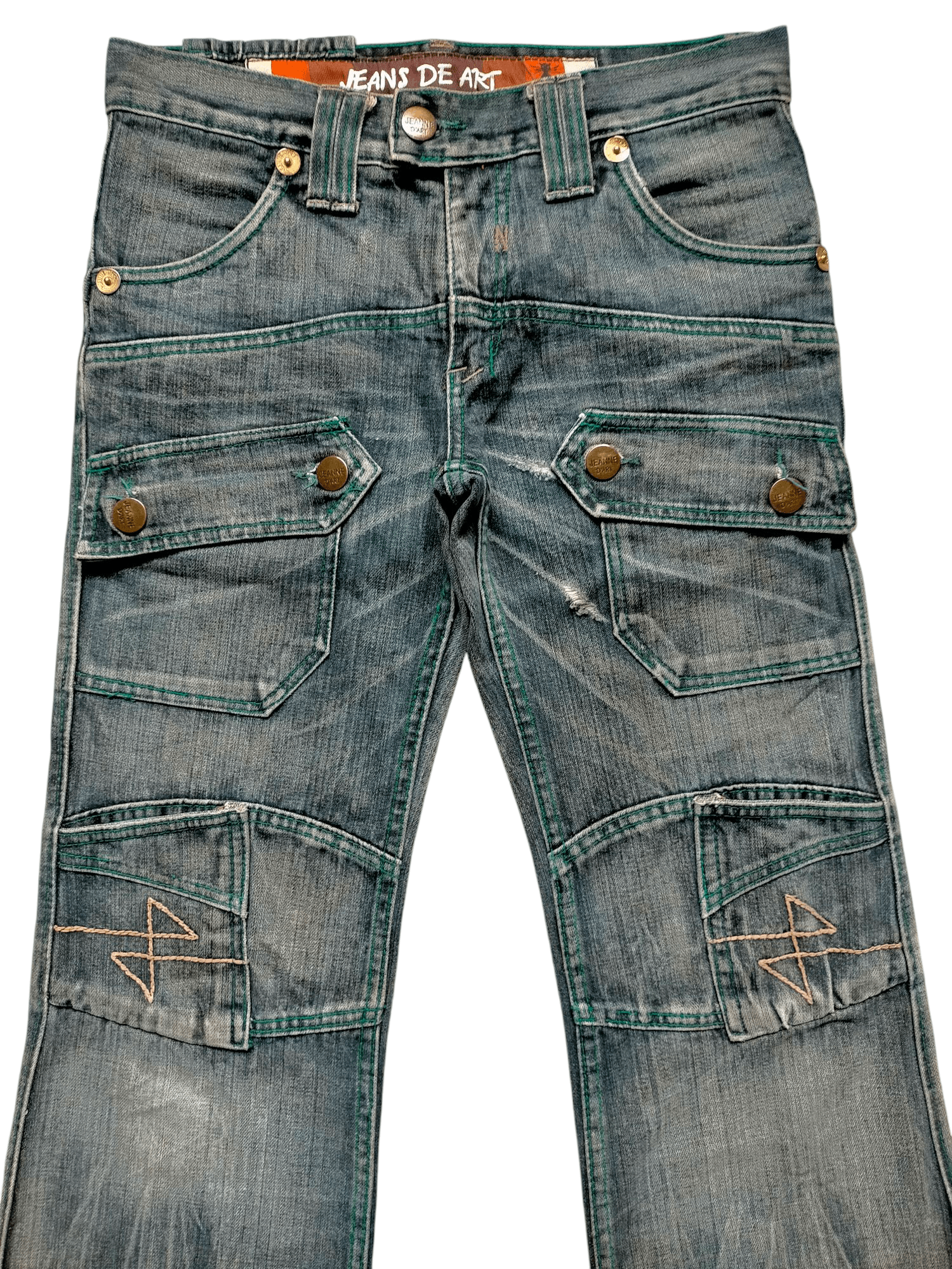 If Six Was Nine × Japanese Brand Flare Jeans De Art Bush Pants Boot Cut Denim Size US 32 / EU 48 - 3 Thumbnail
