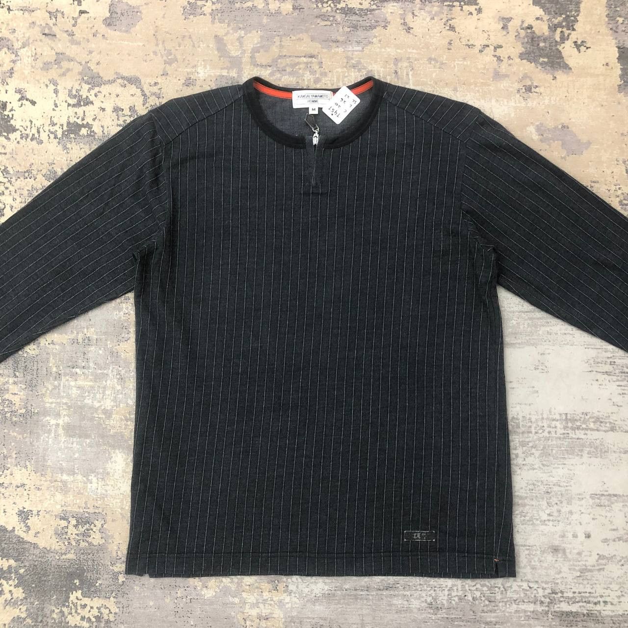 Kansai Yamamoto T457 KANSAI YAMAMOTO HOMME STRIPED LONG SLEEVE TEE Size US M / EU 48-50 / 2 - 3 Thumbnail