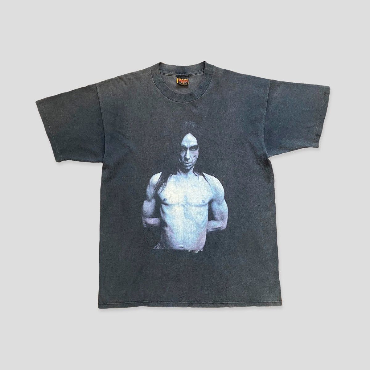 T-shirt Vintage Iggy Pop - Tournée American Caesar 1993 - Marque Brockum - Années 90, Rock/Punk - Taille XL - Occasion Excellent état