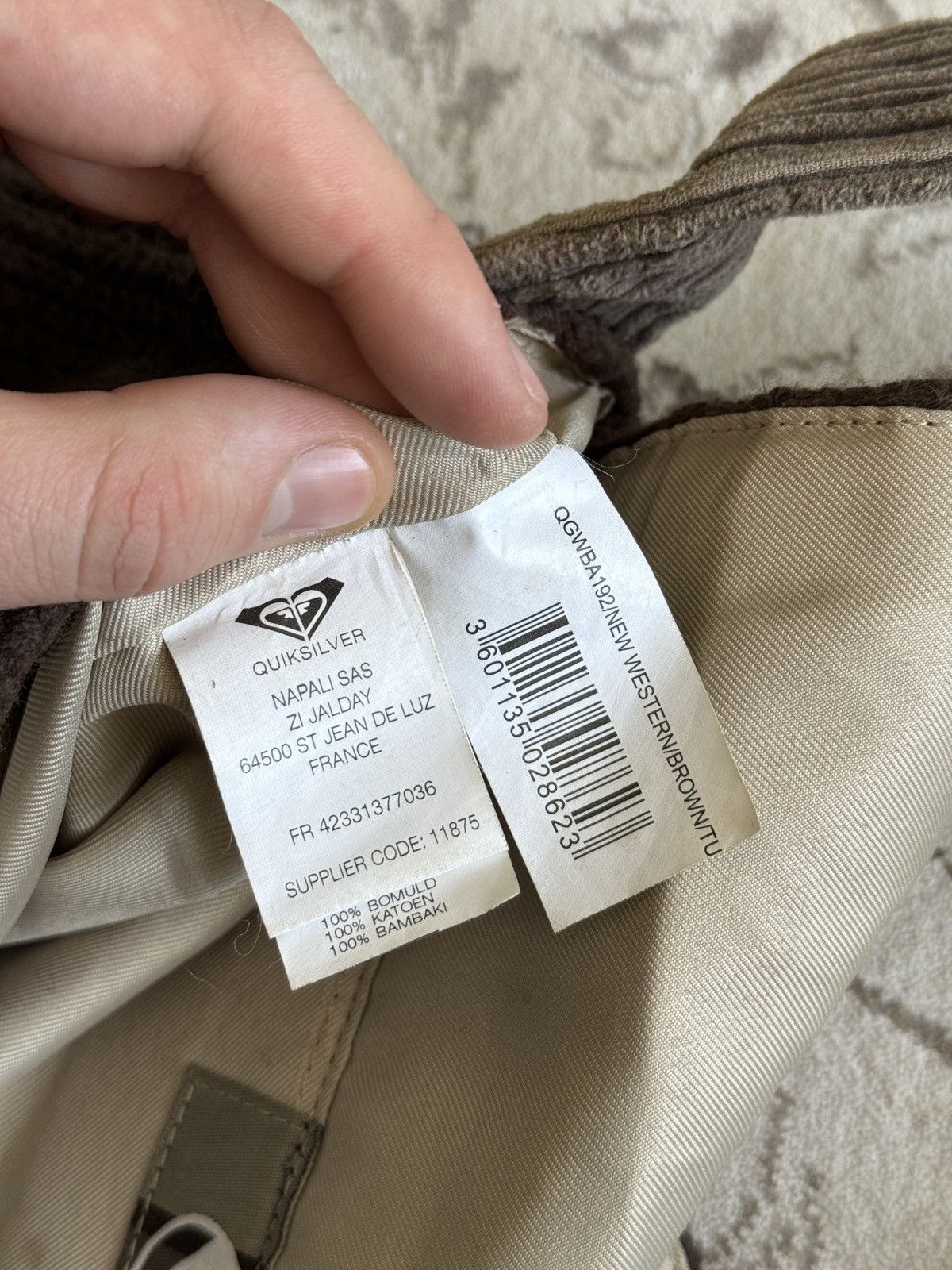Quiksilver Vintage Quiksilver Roxy Knit Corduroy Mini Handle Bag Y2K Size ONE SIZE - 11 Thumbnail