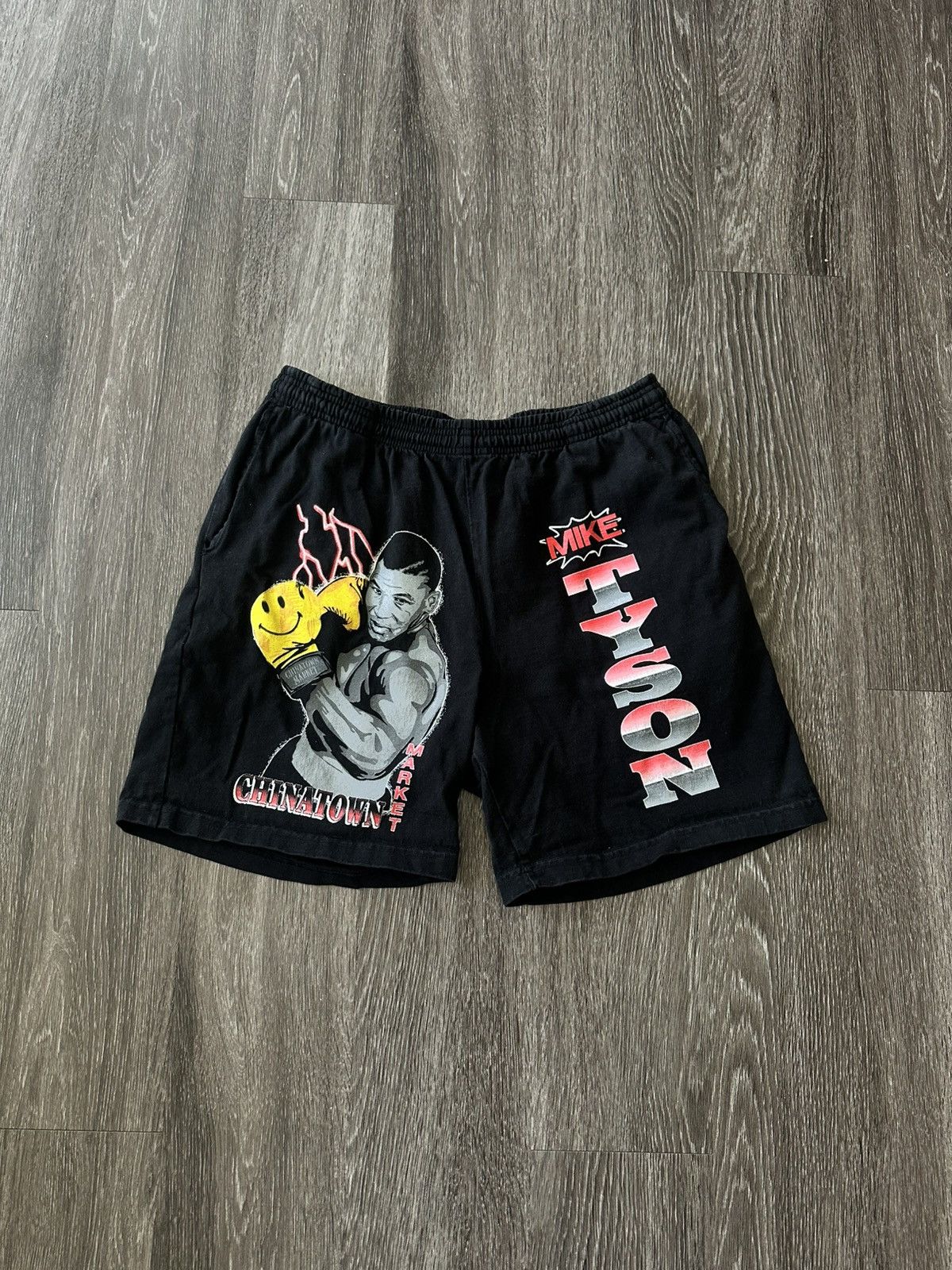 Market Chinatown Market Mike Tyson Collab Fleece Shorts Size US 32 / EU 48 - 1 Thumbnail